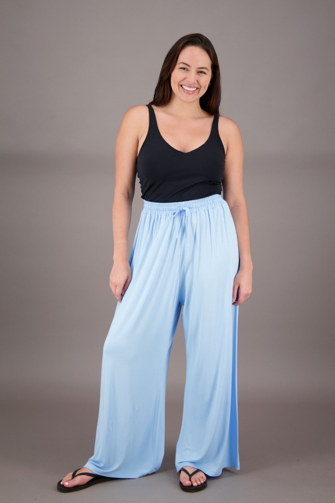 Eco Wide Leg Bamboo Pants BAM - 24604 - Advance Apparels Inc