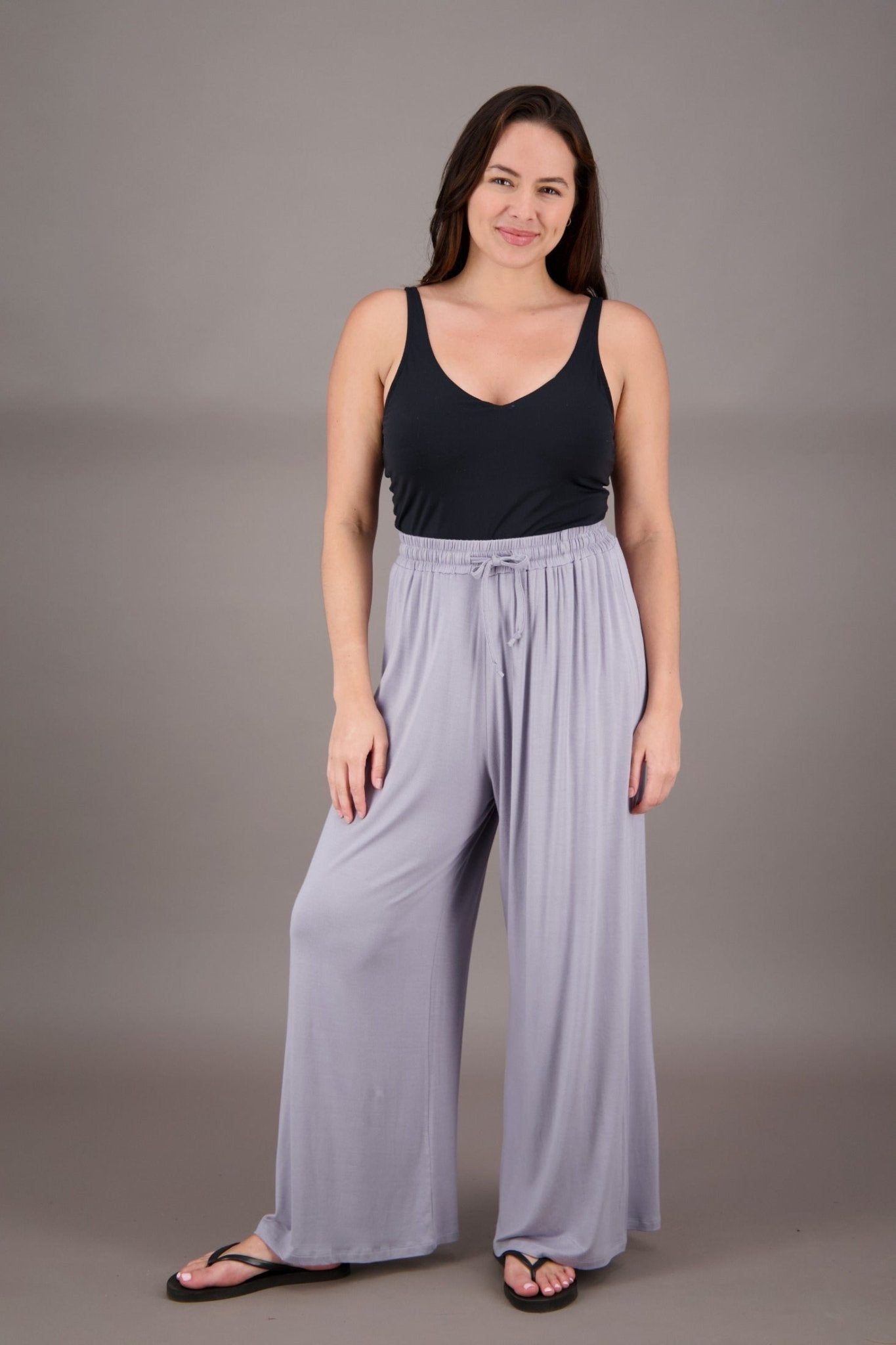 Eco Wide Leg Bamboo Pants BAM - 24604 - Advance Apparels Inc