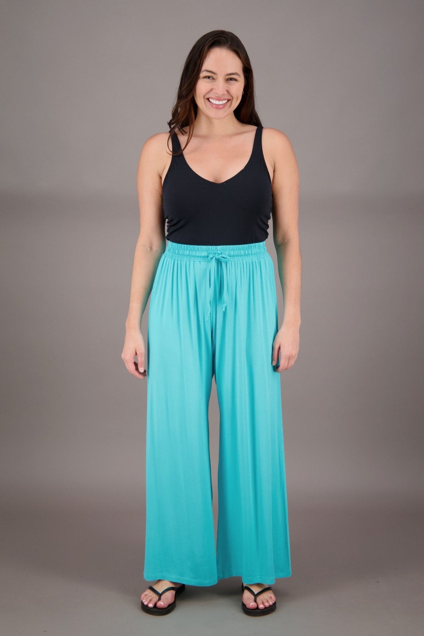 Eco Wide Leg Bamboo Pants BAM - 24604 - Advance Apparels Inc