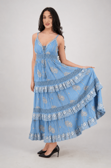Elara Tiered Dream Maxi 25106 - Advance Apparels Inc