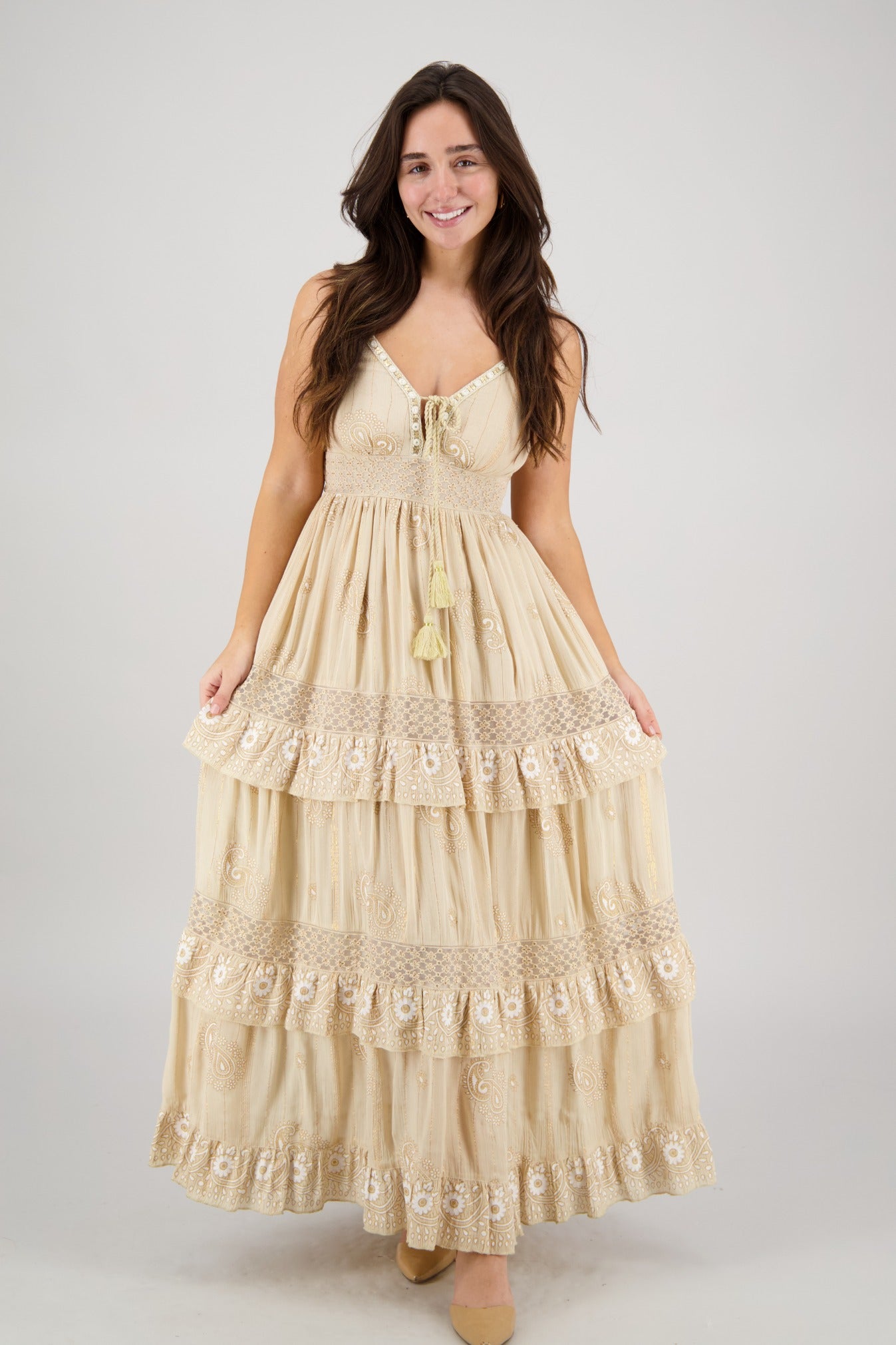 Elara Tiered Dream Maxi 25106 - Advance Apparels Inc