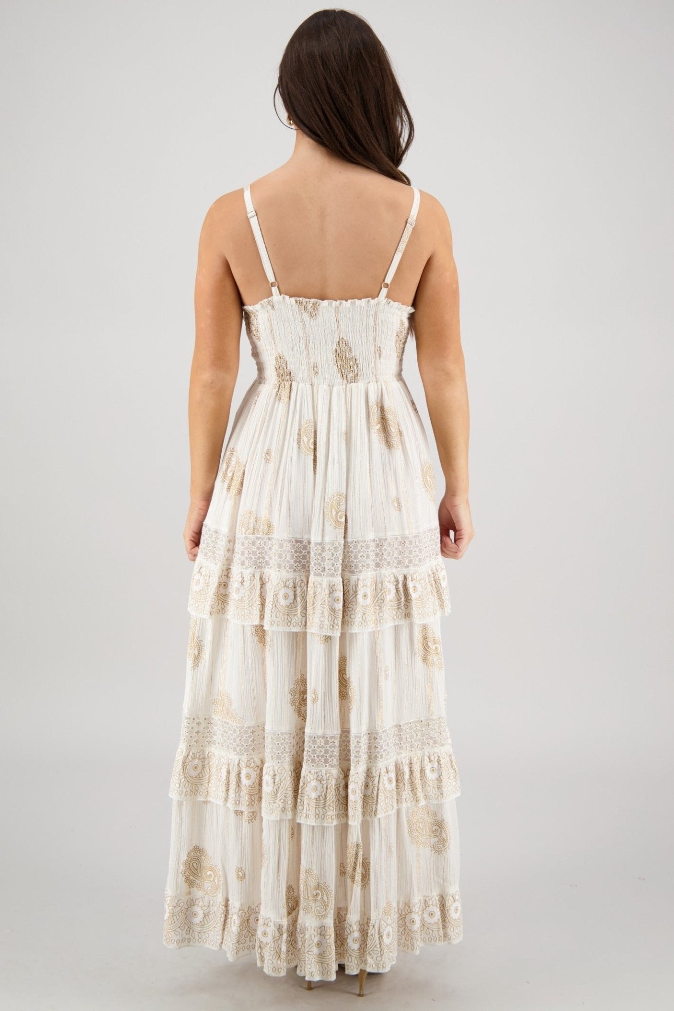 Elara Tiered Dream Maxi 25106 - Advance Apparels Inc