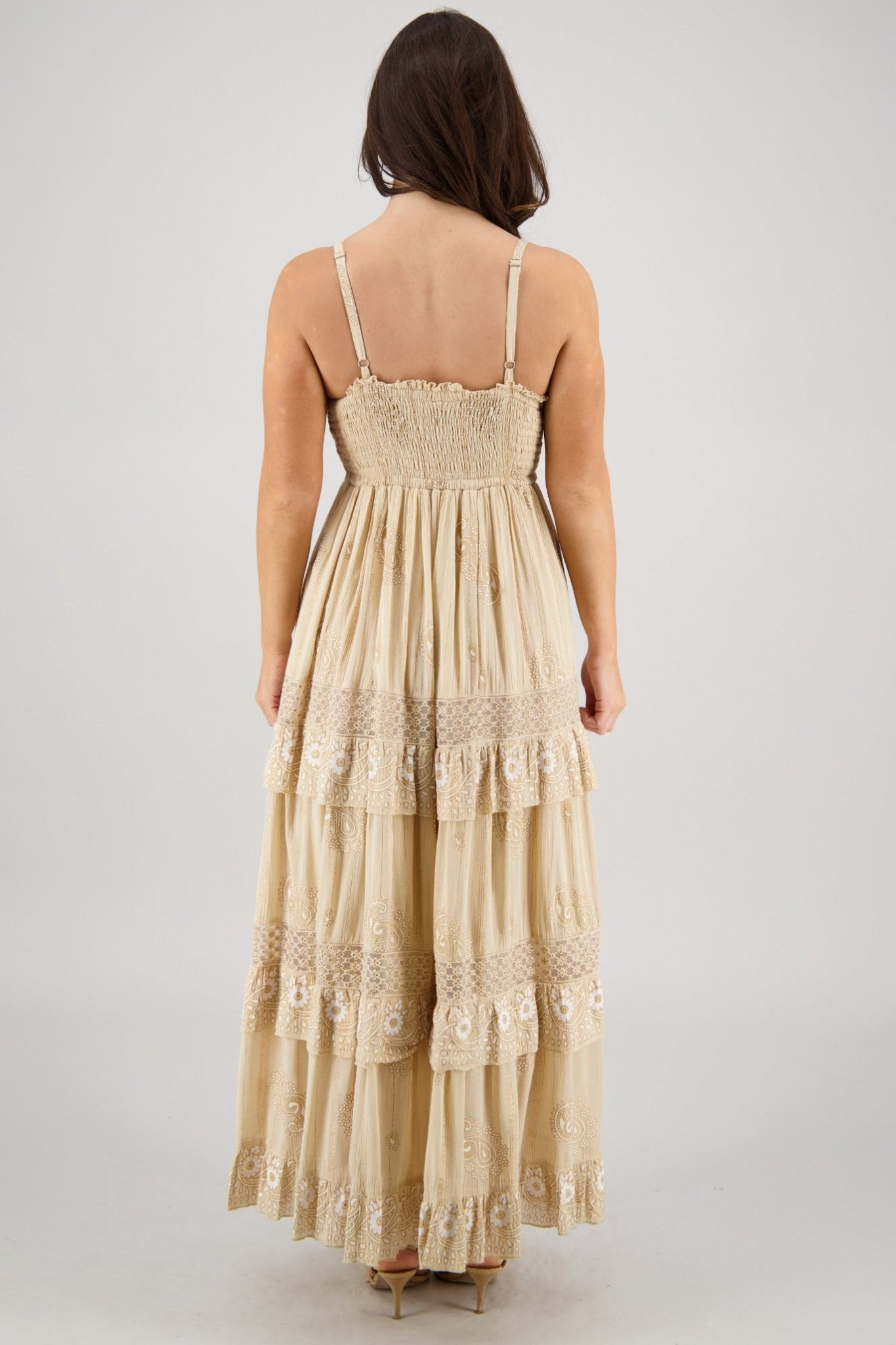 Elara Tiered Dream Maxi 25106 - Advance Apparels Inc
