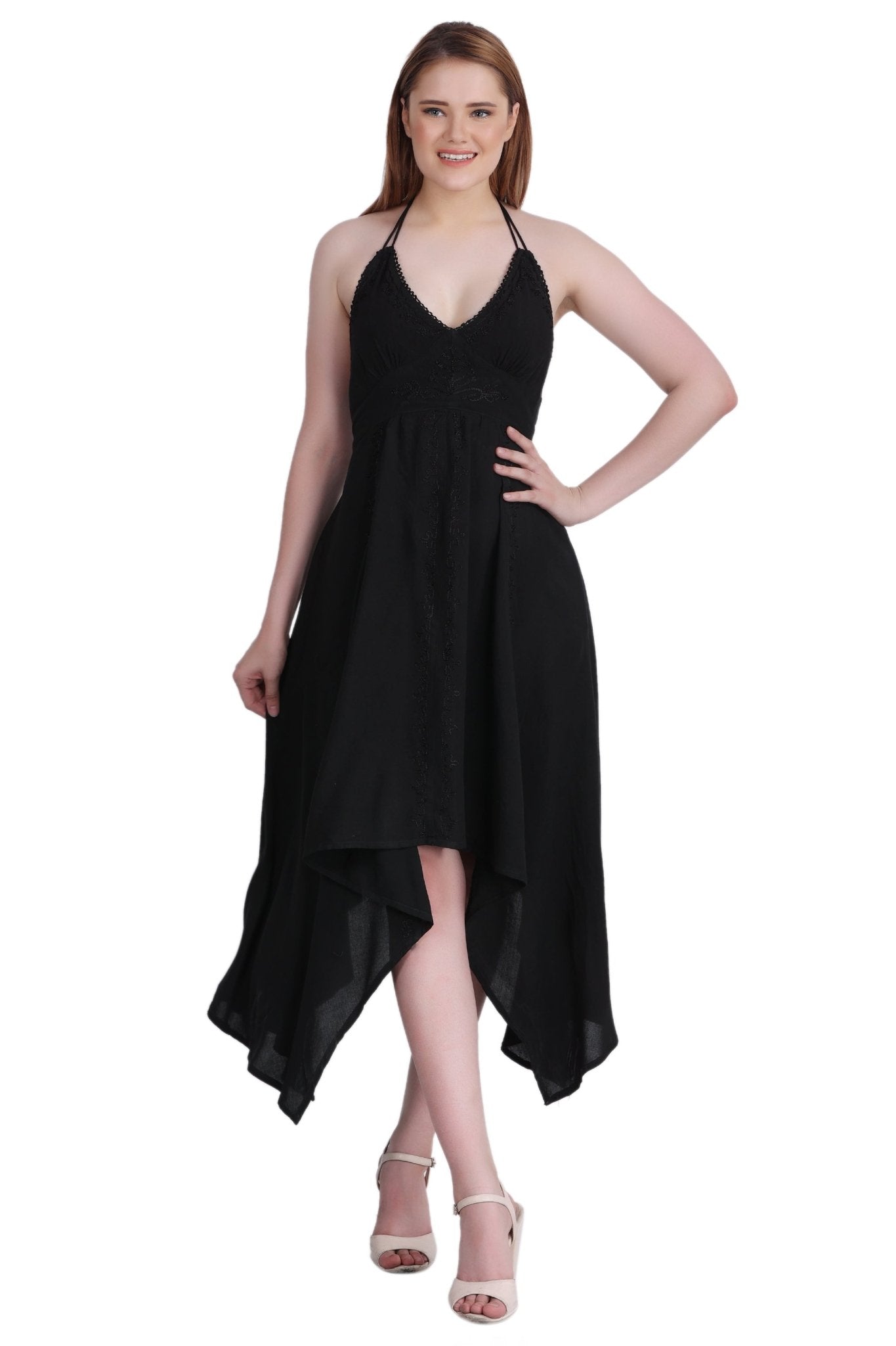 Elastic Back Acid Wash Dress (S/M - 1X/2X) 4 Colors ADL - 30332 - Advance Apparels Inc