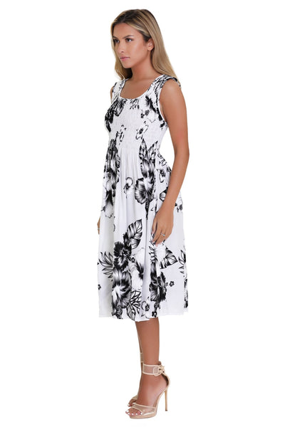 Floral Print Bali Inspired House Dress TH2094 - Advance Apparels Inc