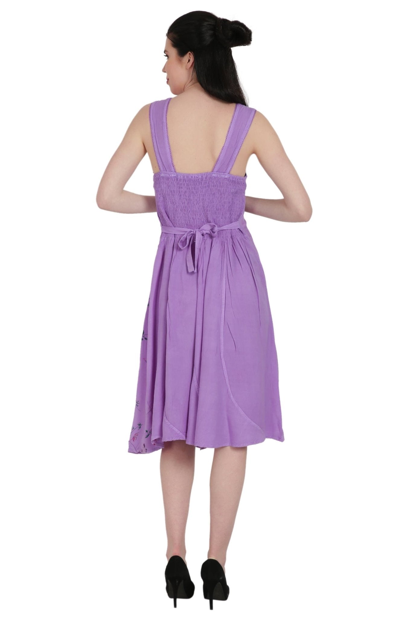 Floral Print Renaissance Dress ADL - 20320 - Advance Apparels Inc