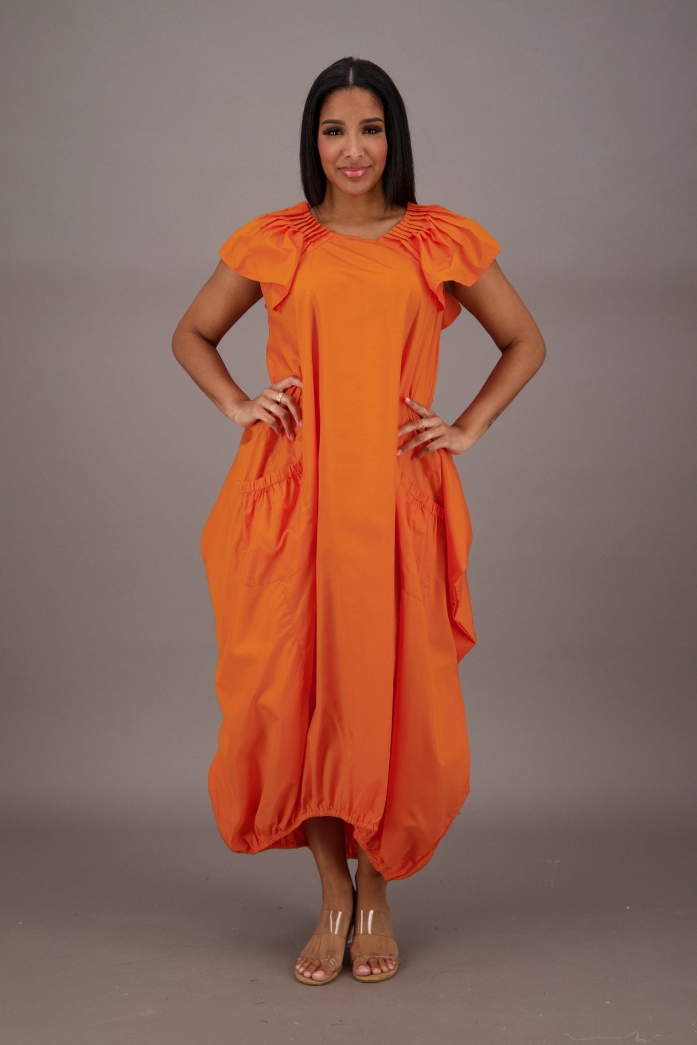 Flowing Grace Bubble Dress AD - 25061 - Advance Apparels Inc