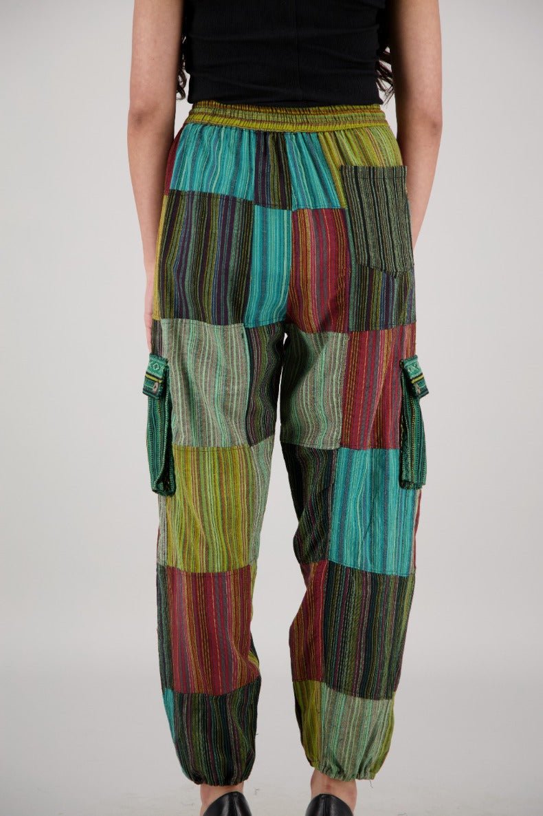Free - Spirited Patchwork Pants PAT - 3306 - Advance Apparels Inc