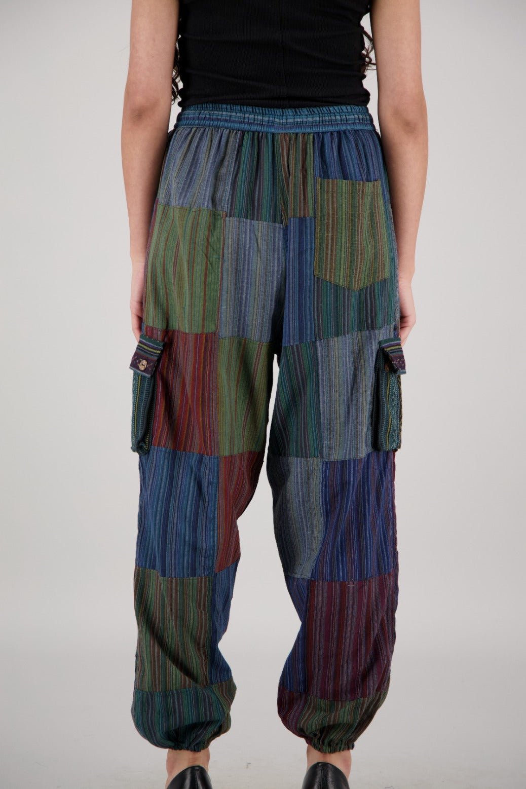 Free - Spirited Patchwork Pants PAT - 3306 - Advance Apparels Inc
