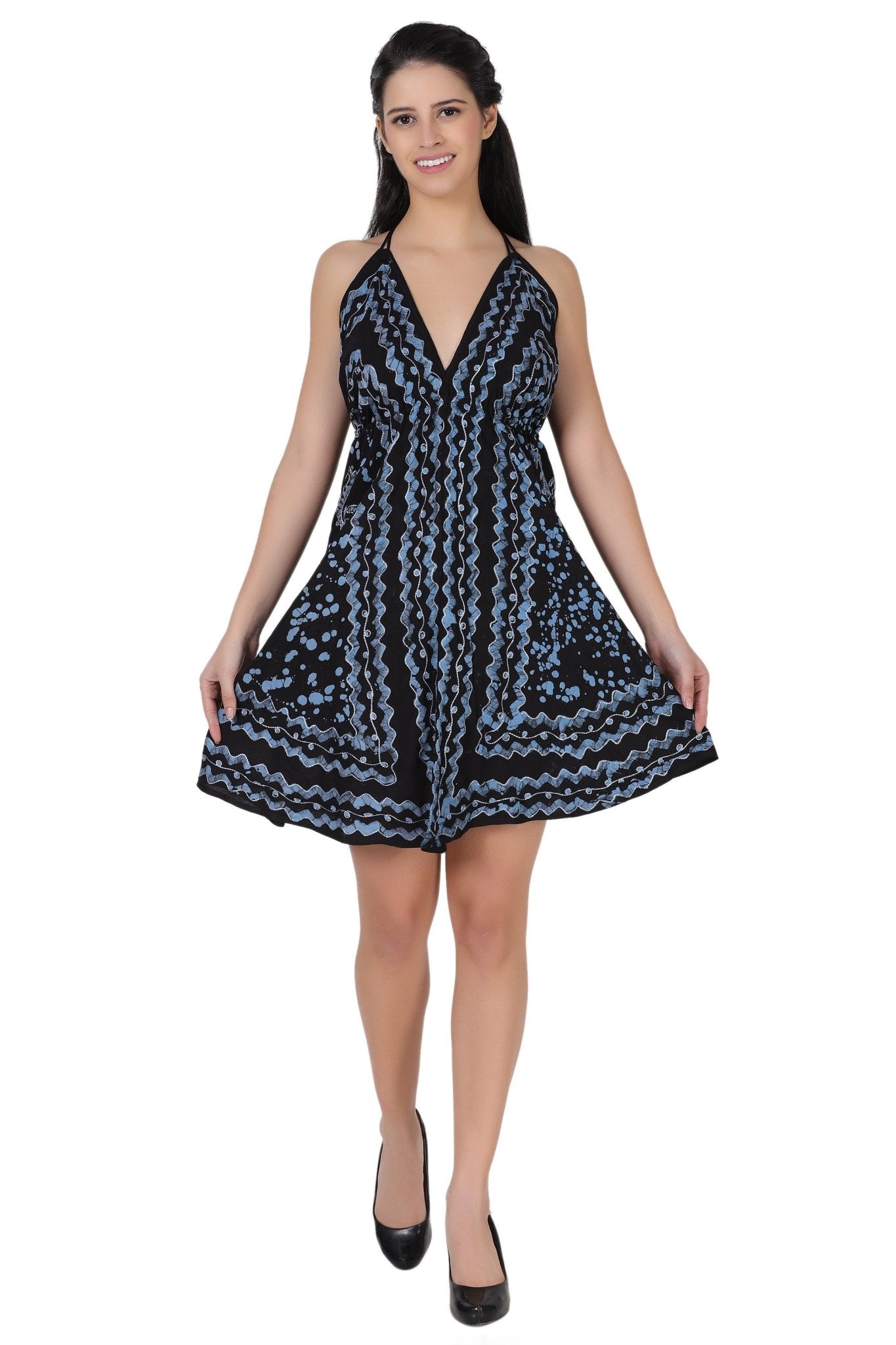 Versatile Halter Top Summer Dress | Comfortable Vacation Attire - Advance Apparels C4 / One Size Fits Most Versatile Halter Top Summer Dress | Comfortable Vacation Attire - Advance Apparels C4 / One Size Fits Most