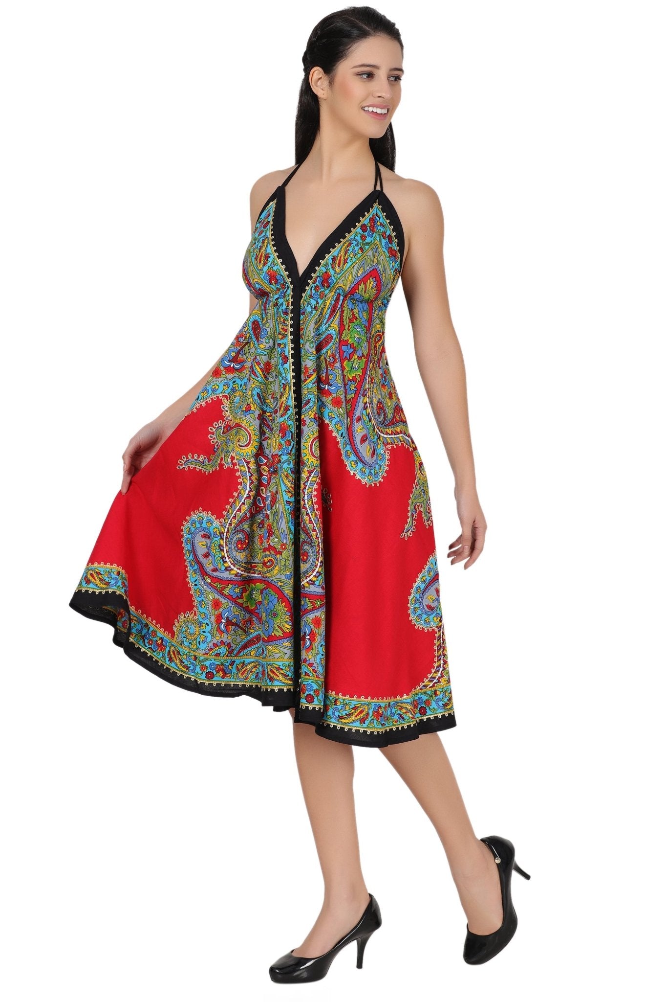 Batik Print Halter Top Scarf Dress - Your Perfect Summer & Vacation Dress | Advance Apparels Advance Apparels Inc Batik Print Halter Top Scarf Dress - Your Perfect Summer & Vacation Dress | Advance Apparels Advance Apparels Inc