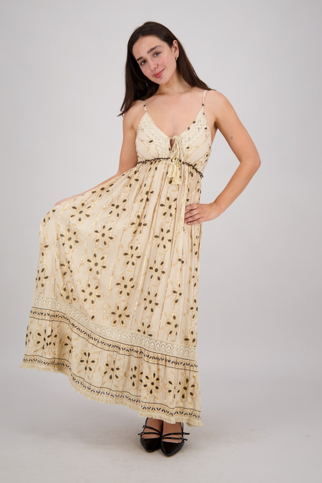 inc floral maxi dress MACI FLORAL MAXI DRESS