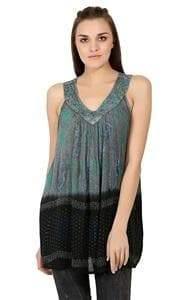 Jaipur Tie Dye V - Neck Tank Top 19525 - Advance Apparels Inc