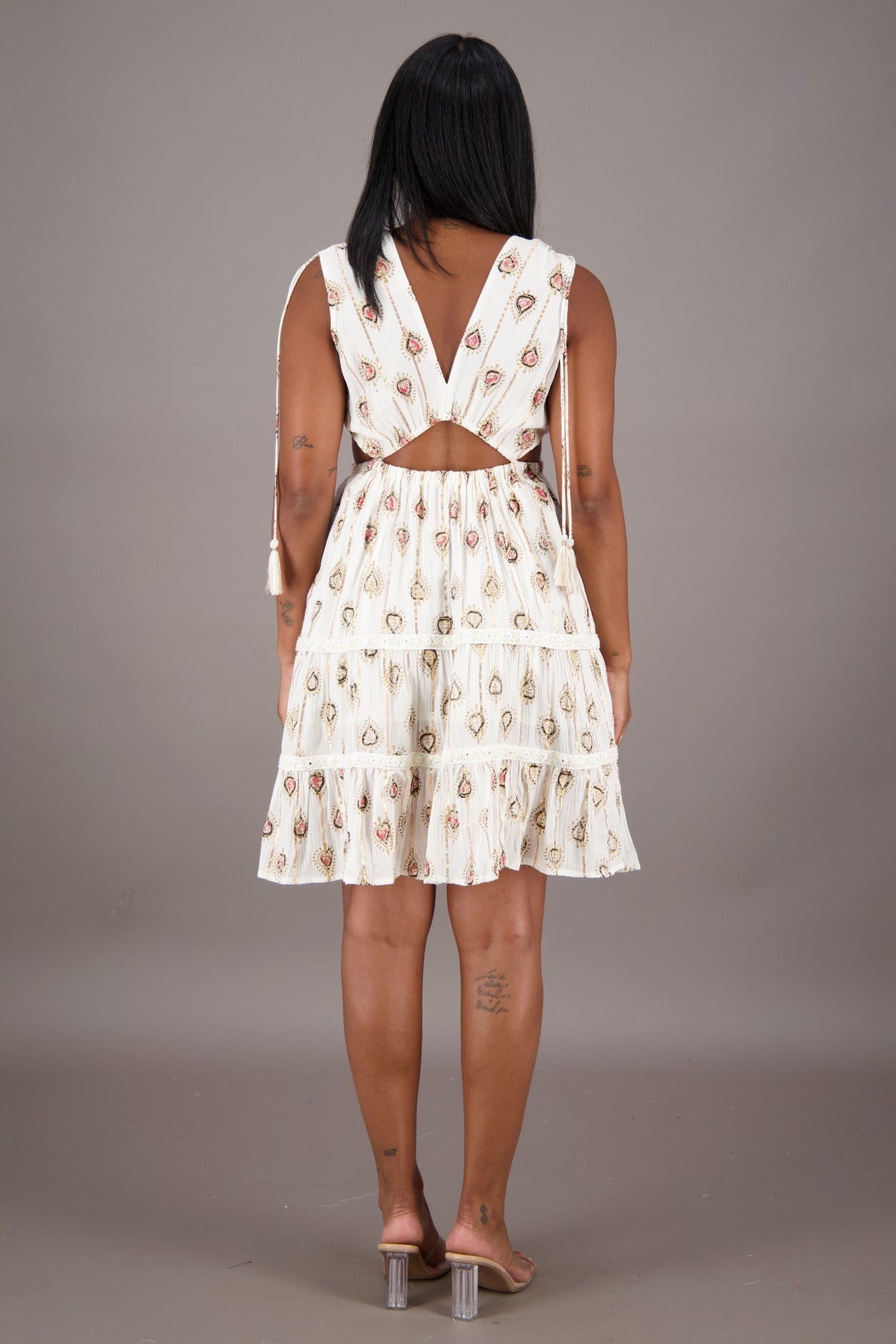 Kavari Open Waist Dress 24722 - Advance Apparels Inc