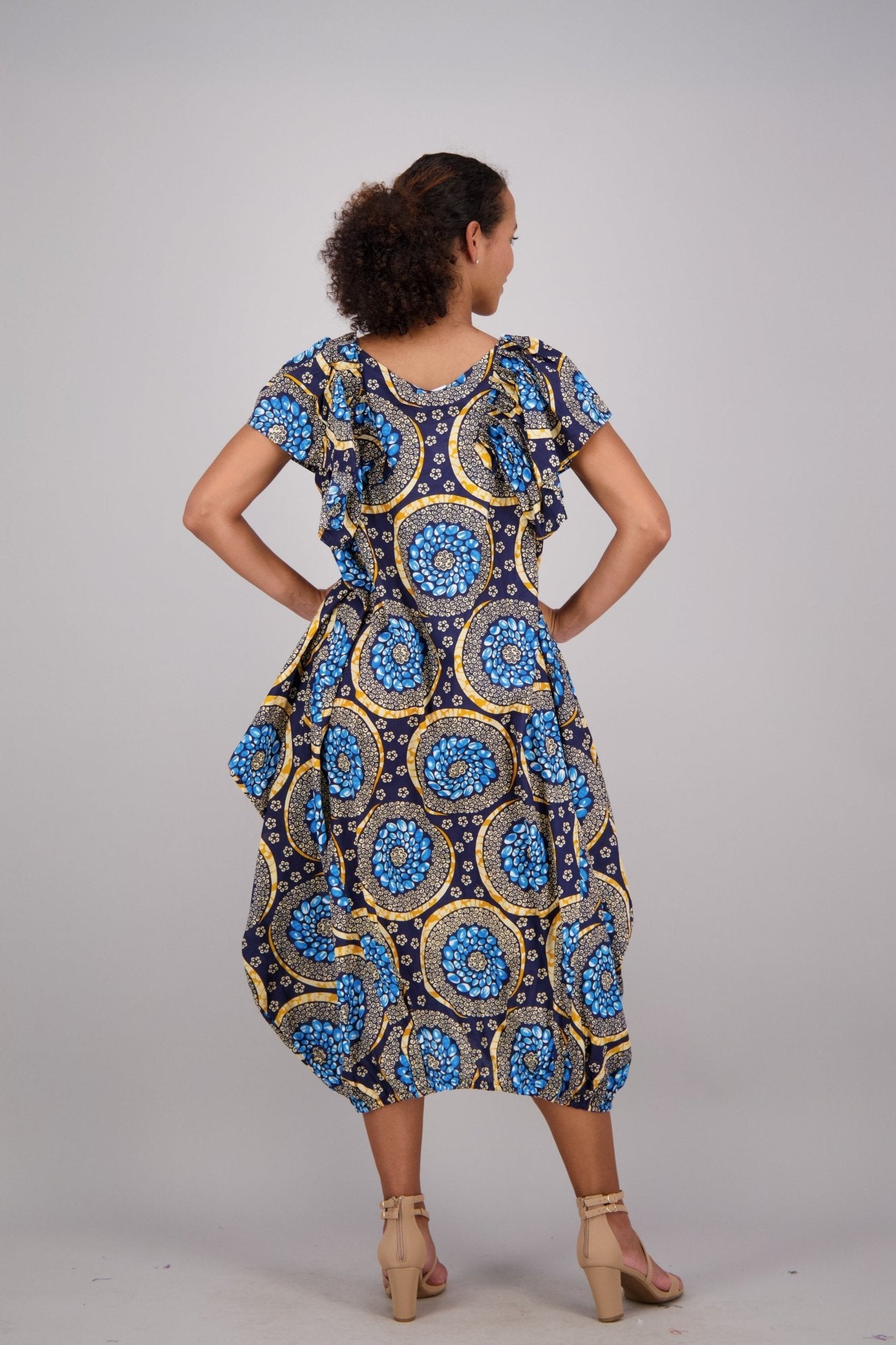 Medallion Navy & Blue Versa Dress AD - 25035 - 231 - Advance Apparels Inc