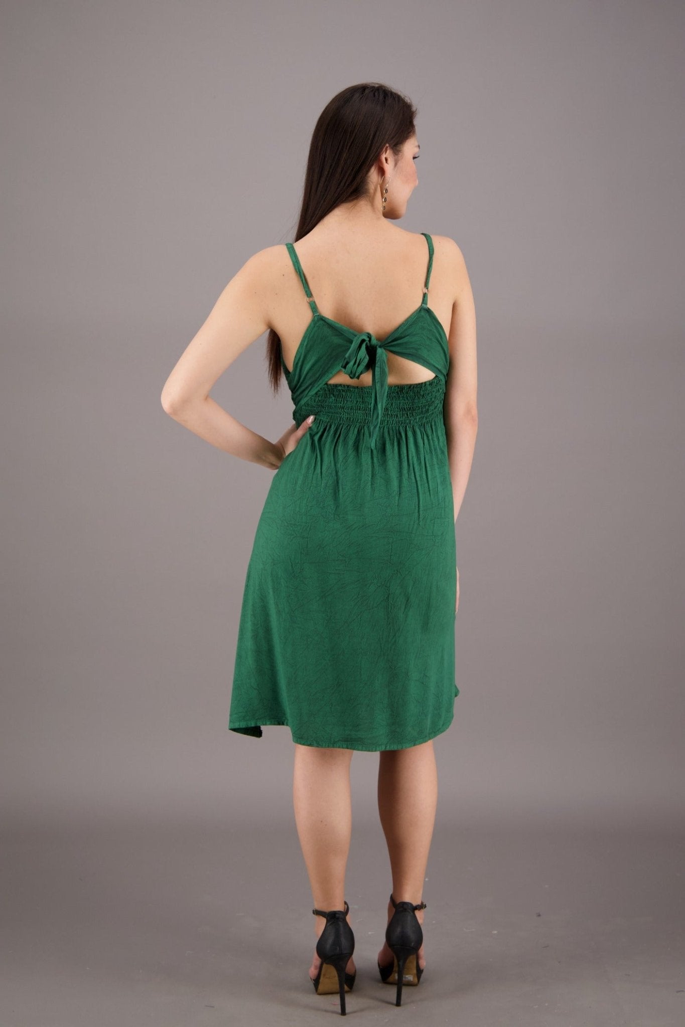 Mid - Length Renaissance Dress w/ Back Tie ADS - 24336 - Advance Apparels Inc