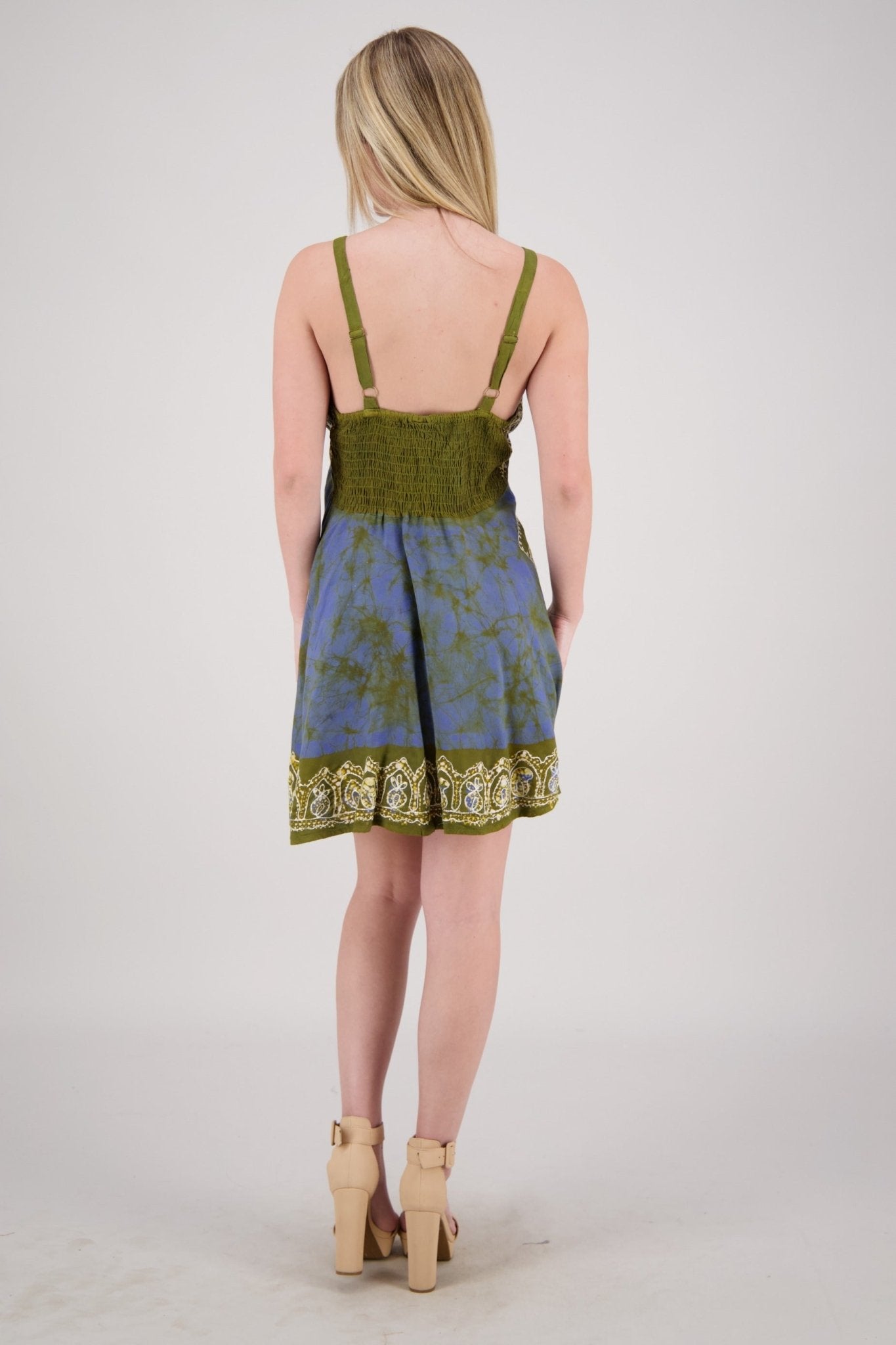 Mini Batik Print Dress 251458 - Advance Apparels Inc