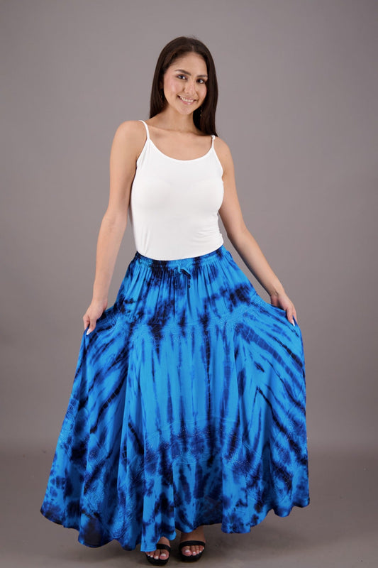 Mystic Waves Tie Dye Skirt 18222 - Advance Apparels Inc