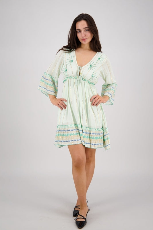 Nava Embroidered Midi 25215 - Advance Apparels Inc