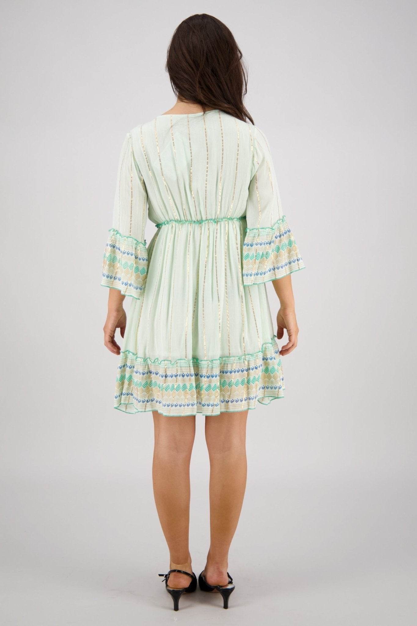 Nava Embroidered Midi 25215 - Advance Apparels Inc