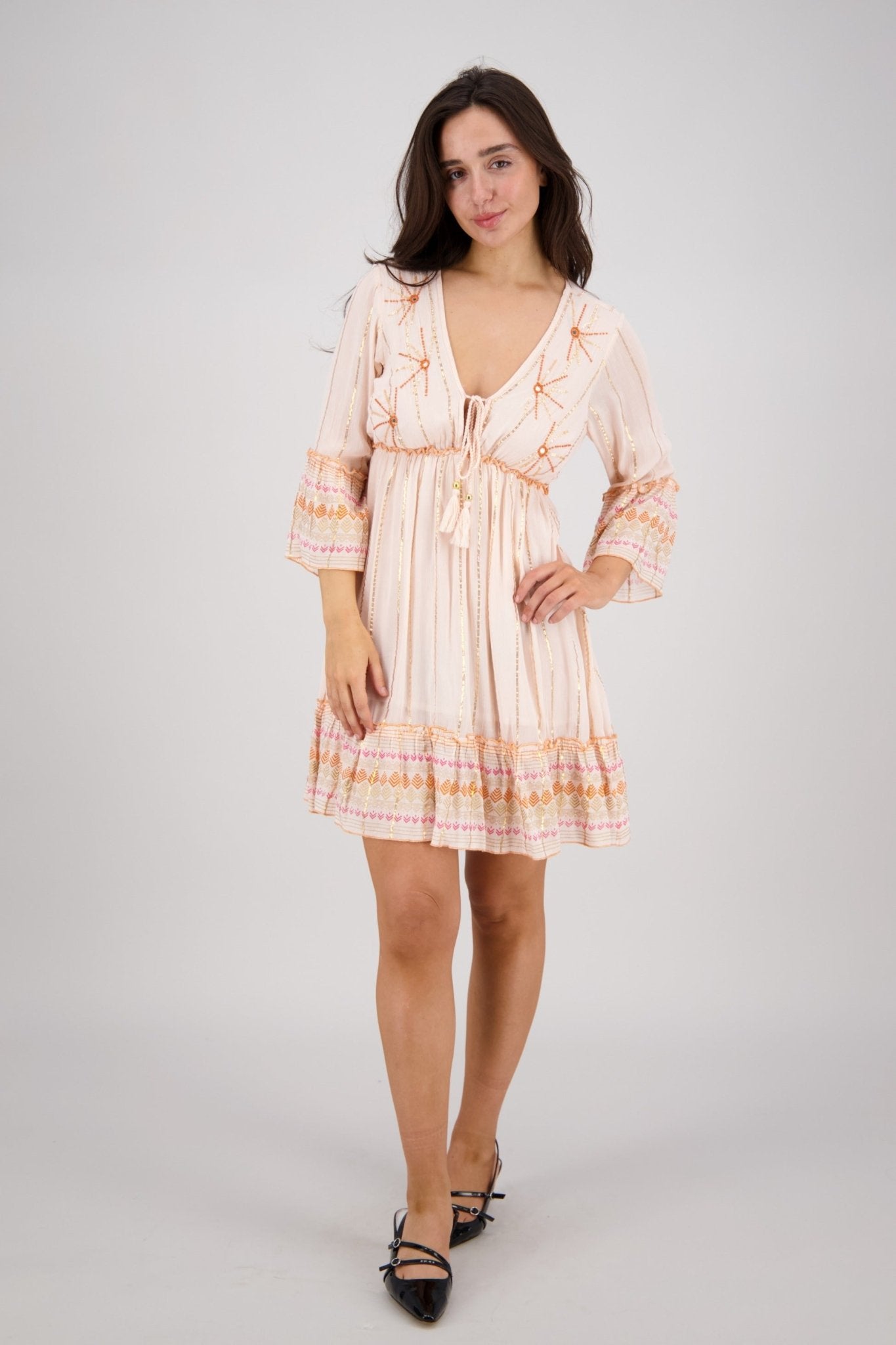 Nava Embroidered Midi 25215 - Advance Apparels Inc