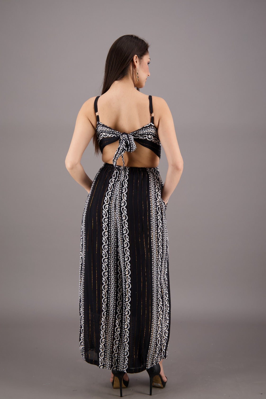 Noir Cut - Out Jumpsuit 24917 - Advance Apparels Inc
