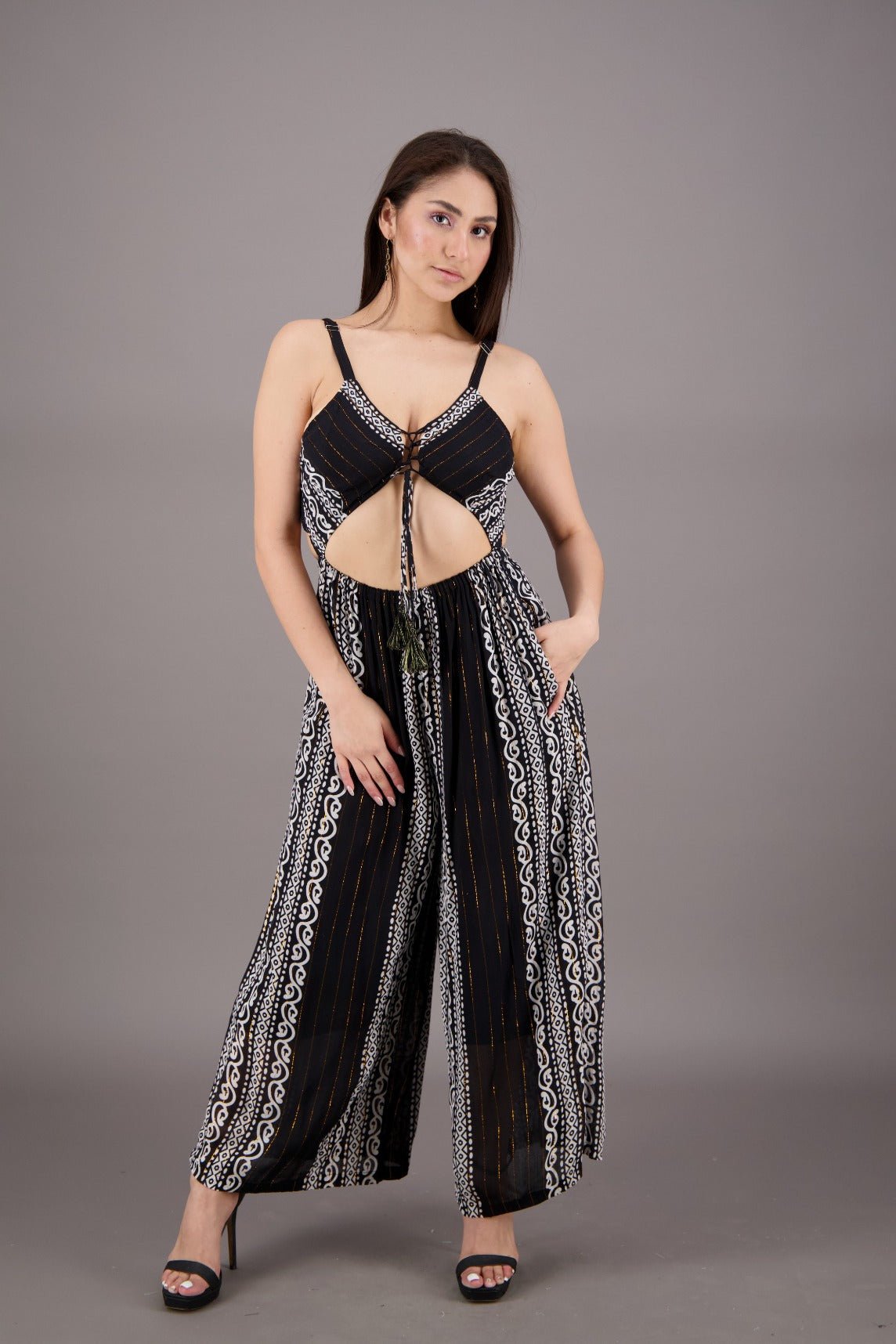 Noir Cut - Out Jumpsuit 24917 - Advance Apparels Inc