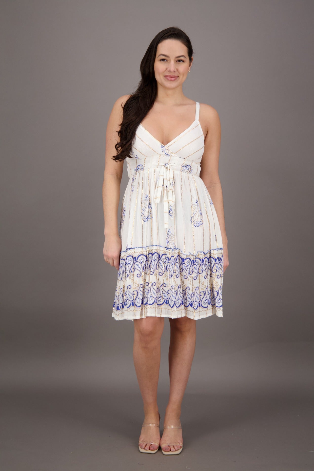 Paisley Breeze Middy Dress 24946 - Advance Apparels Inc