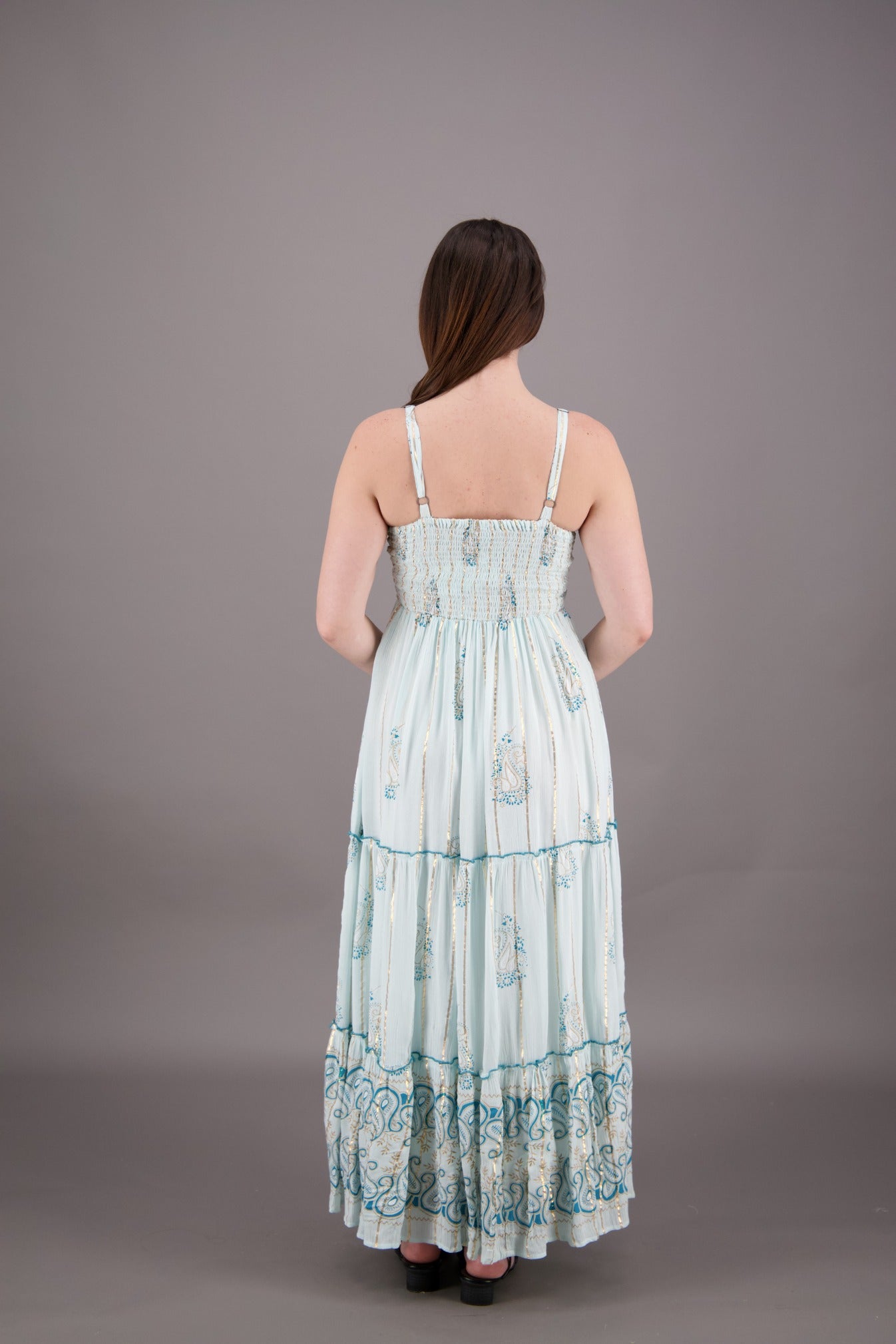 Paisley Whisper Boho Maxi 24922 - Advance Apparels Inc