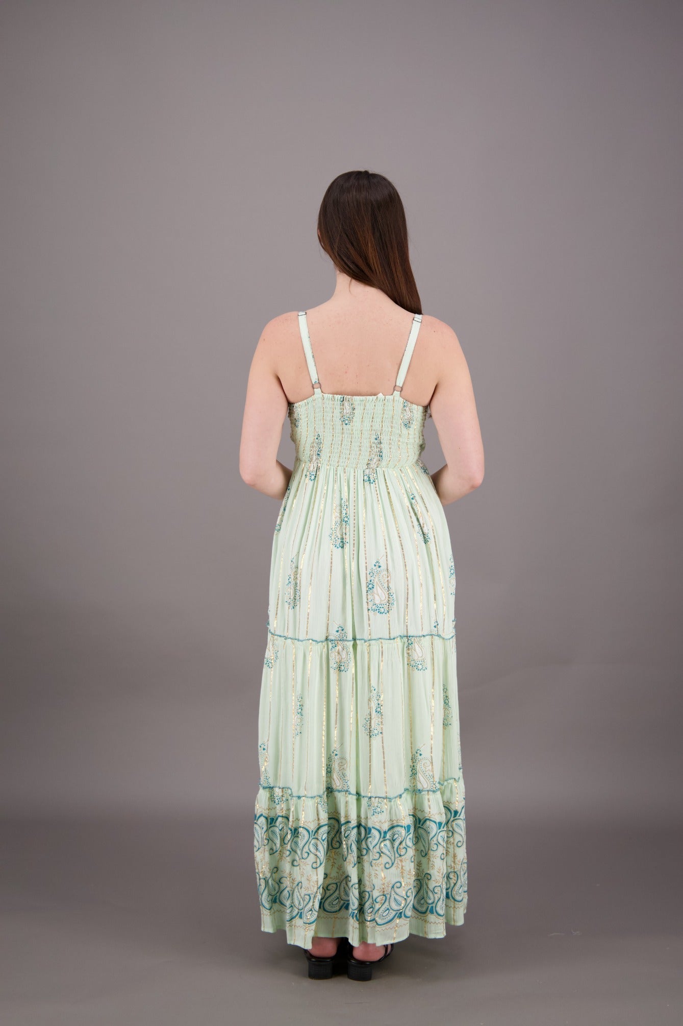 Paisley Whisper Boho Maxi 24922 - Advance Apparels Inc