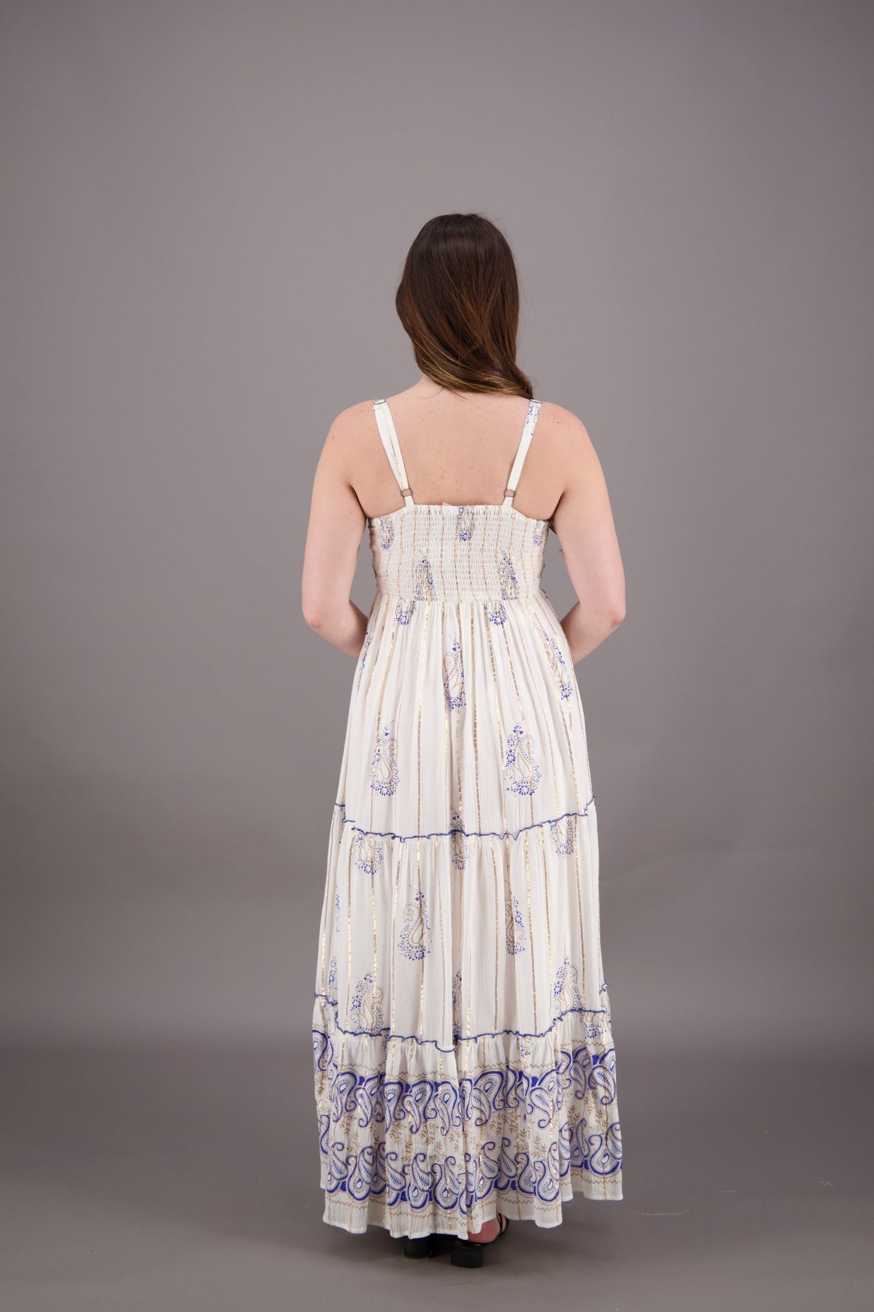 Paisley Whisper Boho Maxi 24922 - Advance Apparels Inc