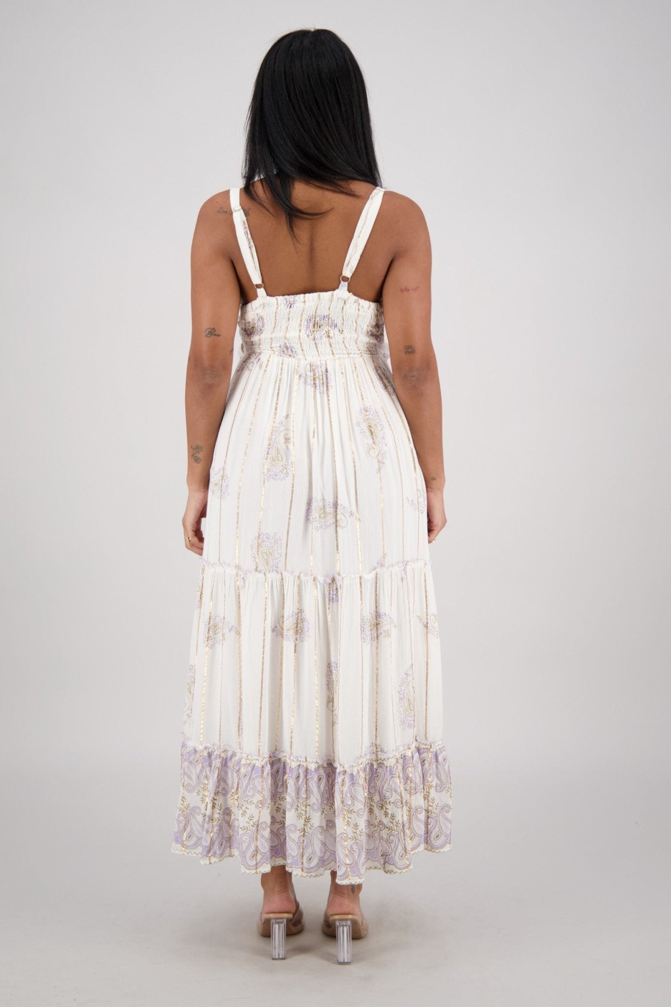 Paisley Whisper Boho Maxi 24922 - Advance Apparels Inc
