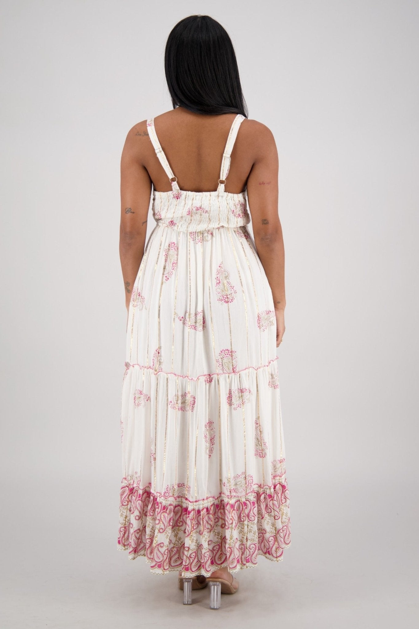 Paisley Whisper Boho Maxi 24922 - Advance Apparels Inc