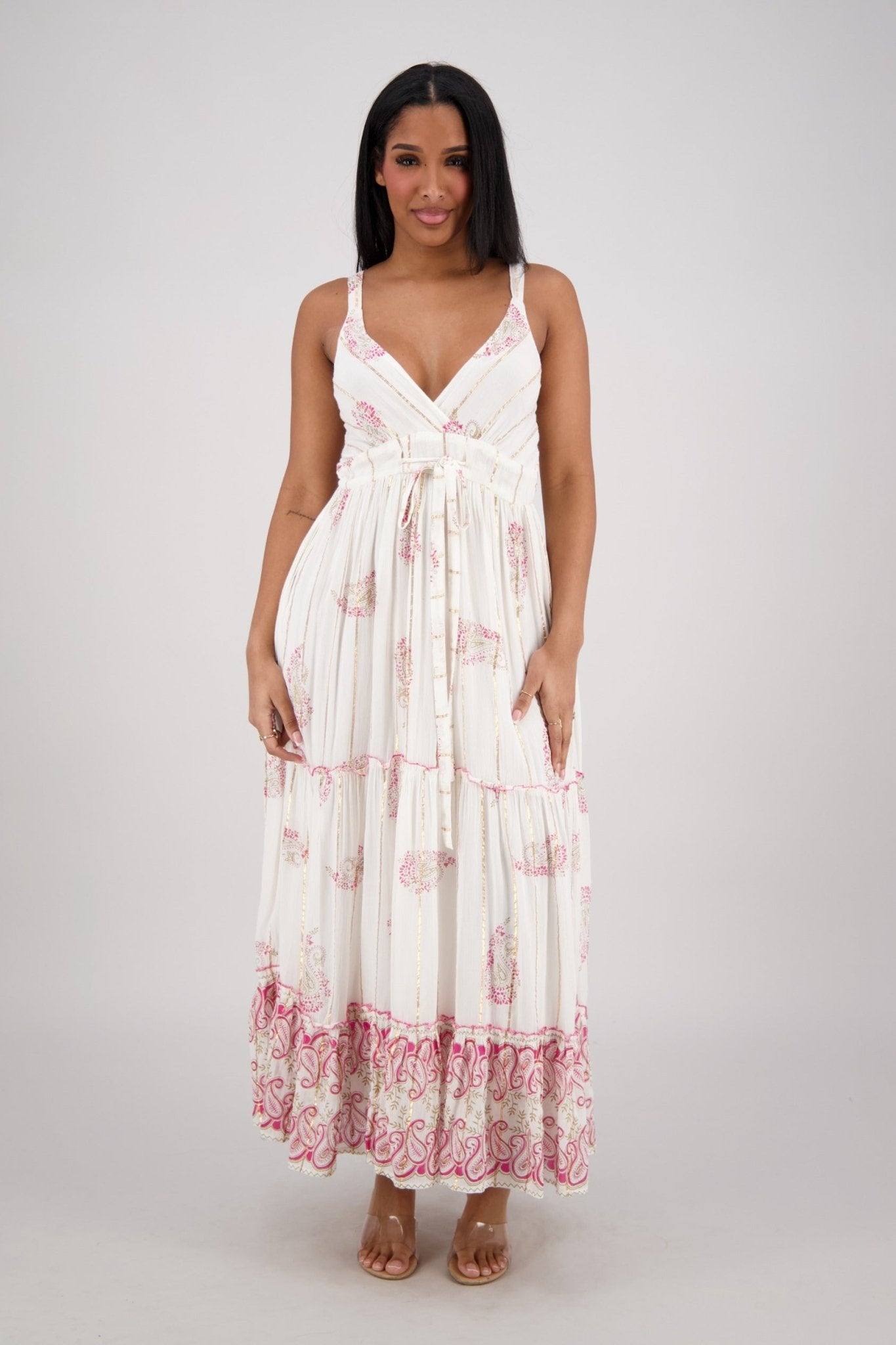 Paisley Whisper Boho Maxi 24922 - Advance Apparels Inc