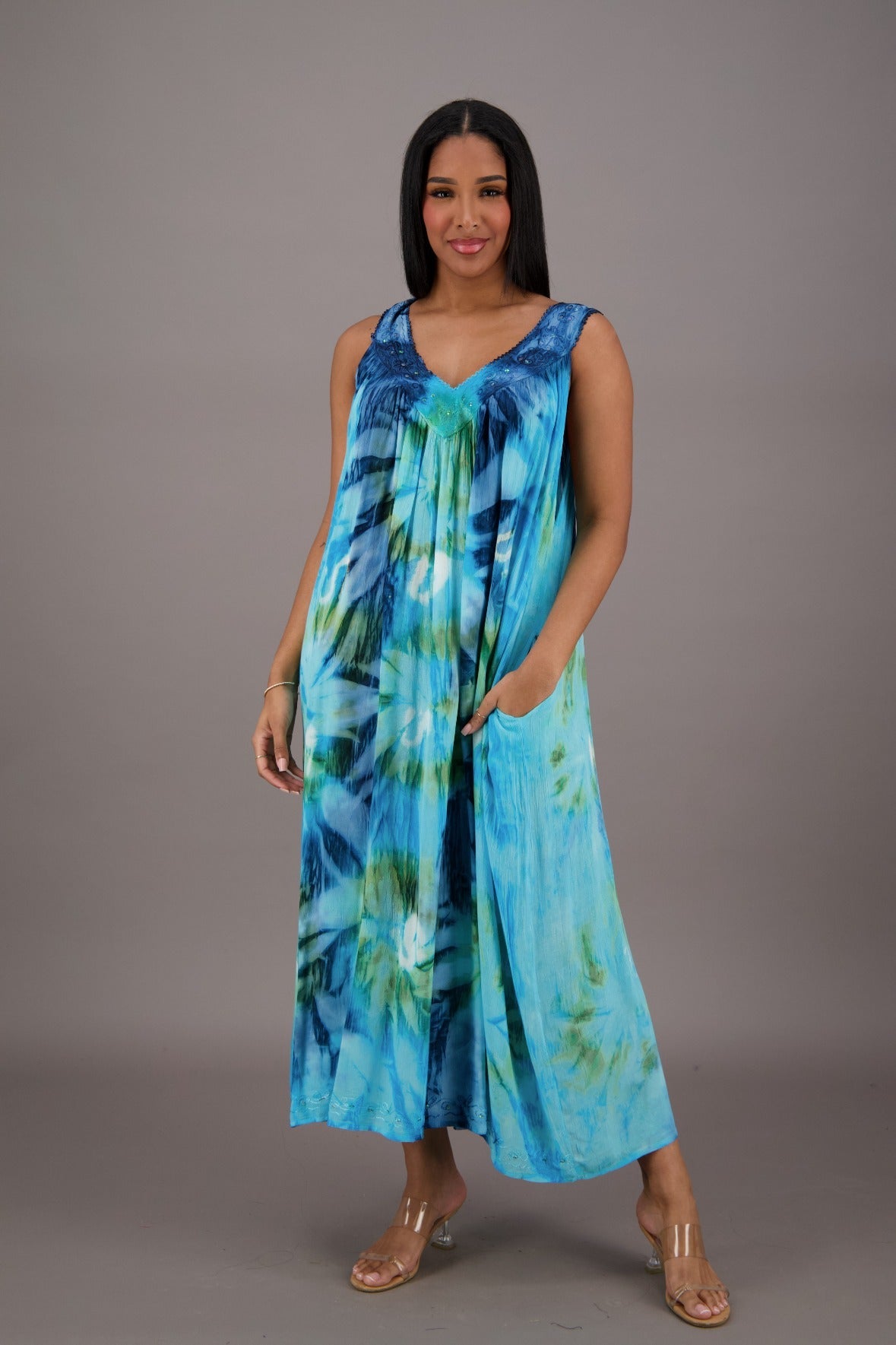 Tropical Vibes Beach Dress