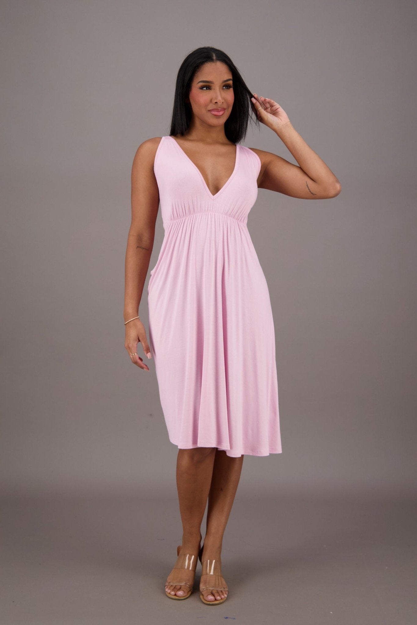 Pastel Bamboo Dress BAM - 24603 - Advance Apparels Inc