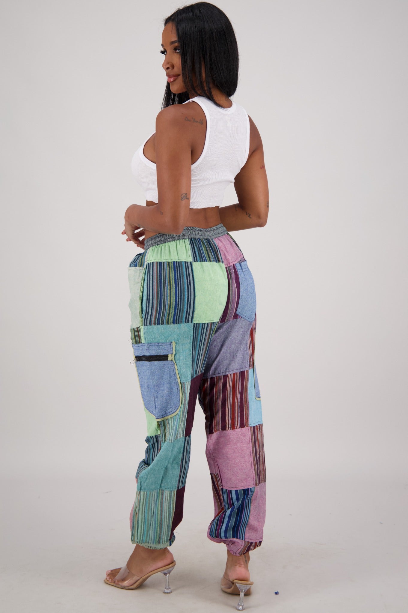 Patchwork Cargo Pants PAT - 3579 - Advance Apparels Inc