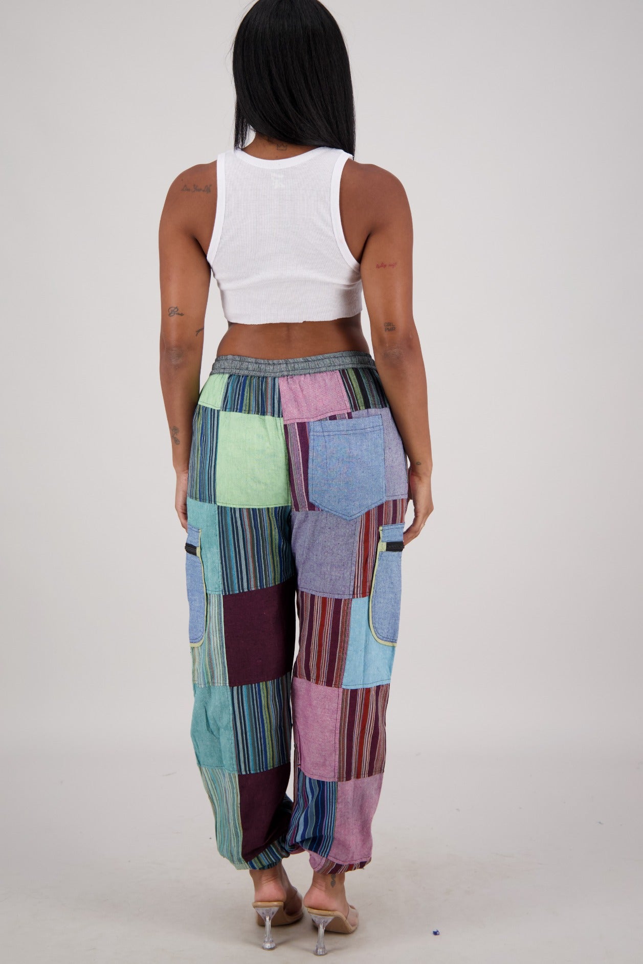 Patchwork Cargo Pants PAT - 3579 - Advance Apparels Inc