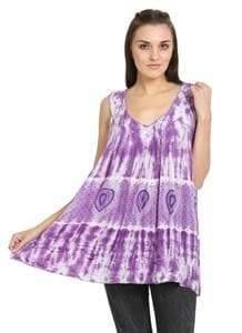 Peacock Feather Sequins Tank Top 19238 - Advance Apparels Inc