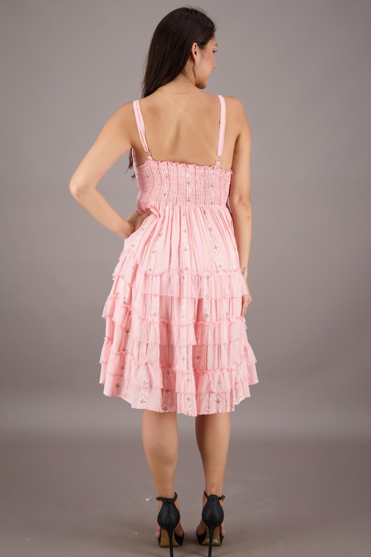 Petal Whispers Lace Midi Dress 24960 - Advance Apparels Inc