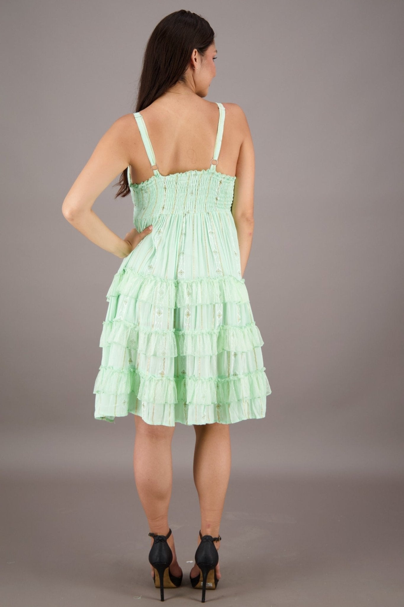 Petal Whispers Lace Midi Dress 24960 - Advance Apparels Inc