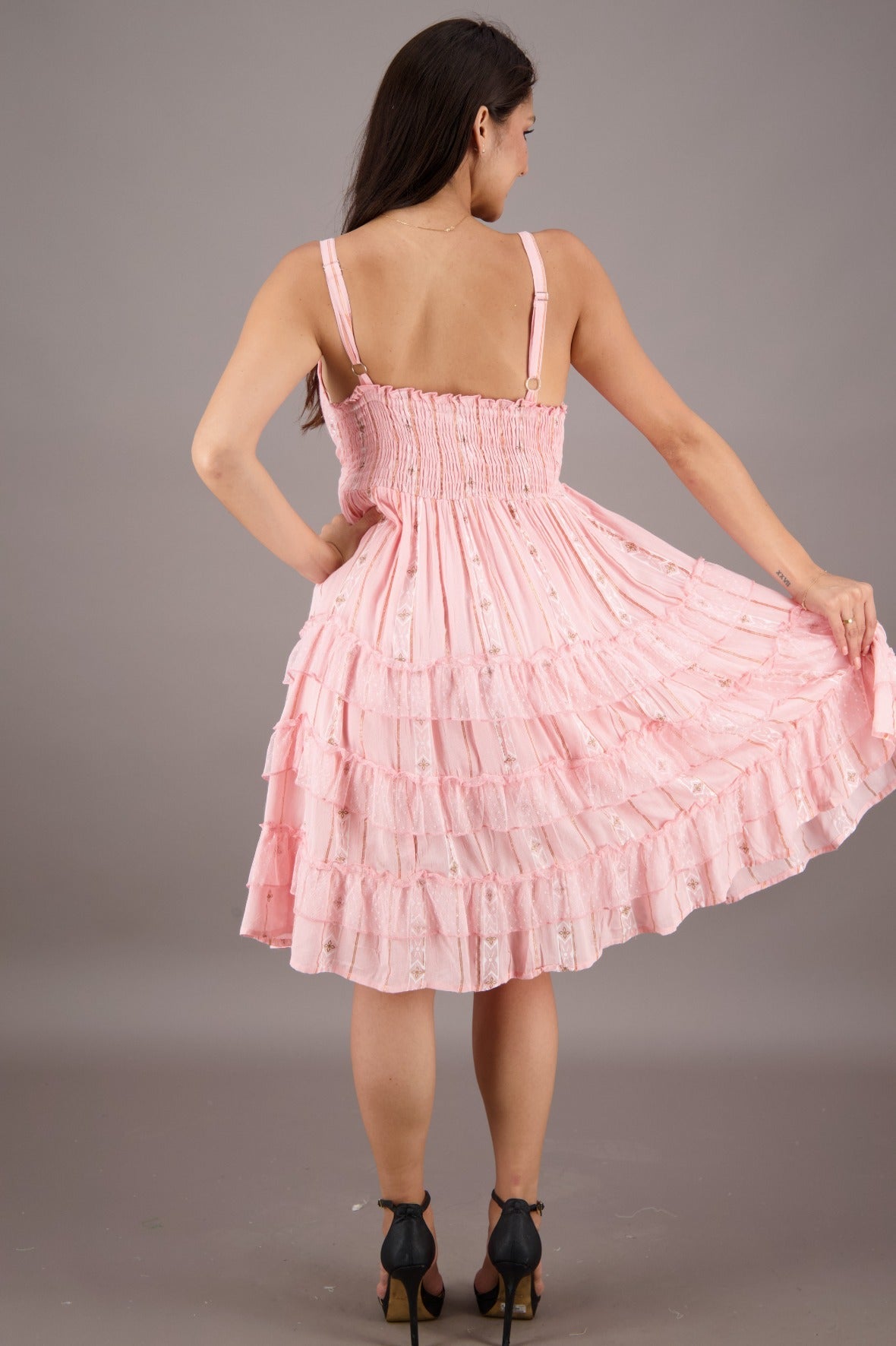 Petal Whispers Lace Midi Dress 24960 - Advance Apparels Inc