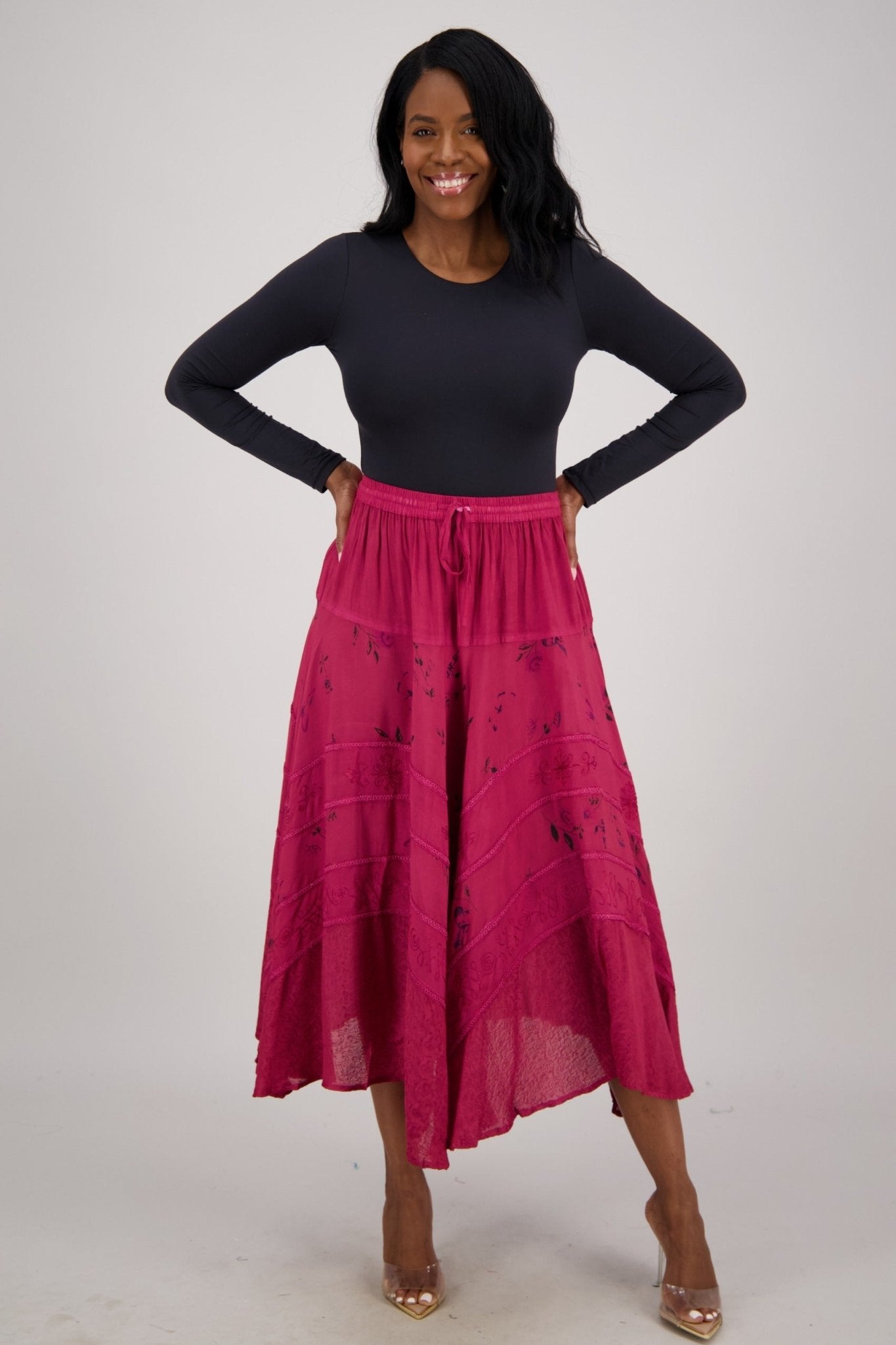 Renaissance Inspired Floral Print 11319 - Advance Apparels Inc