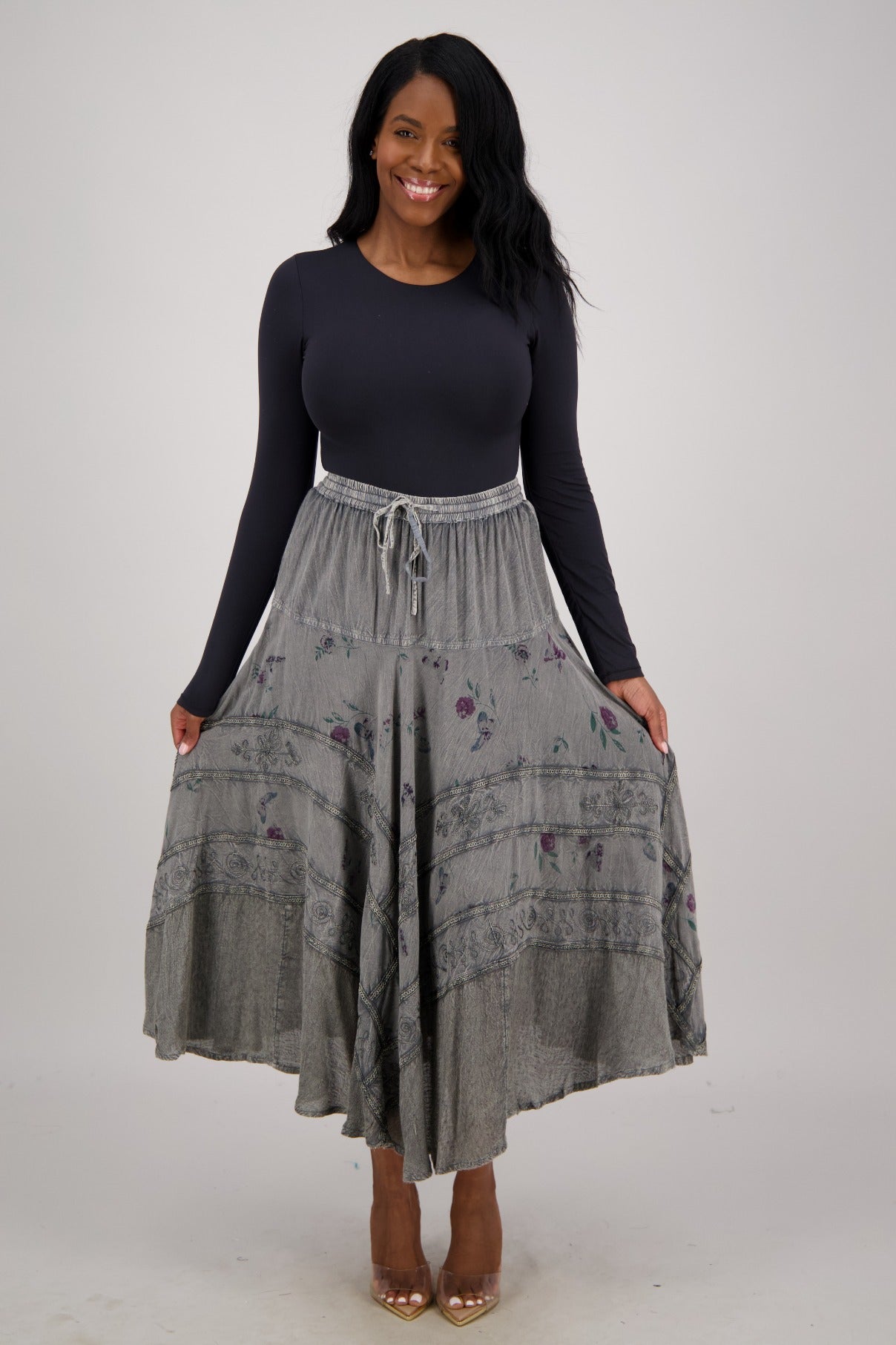 Renaissance Inspired Floral Print 11319 - Advance Apparels Inc