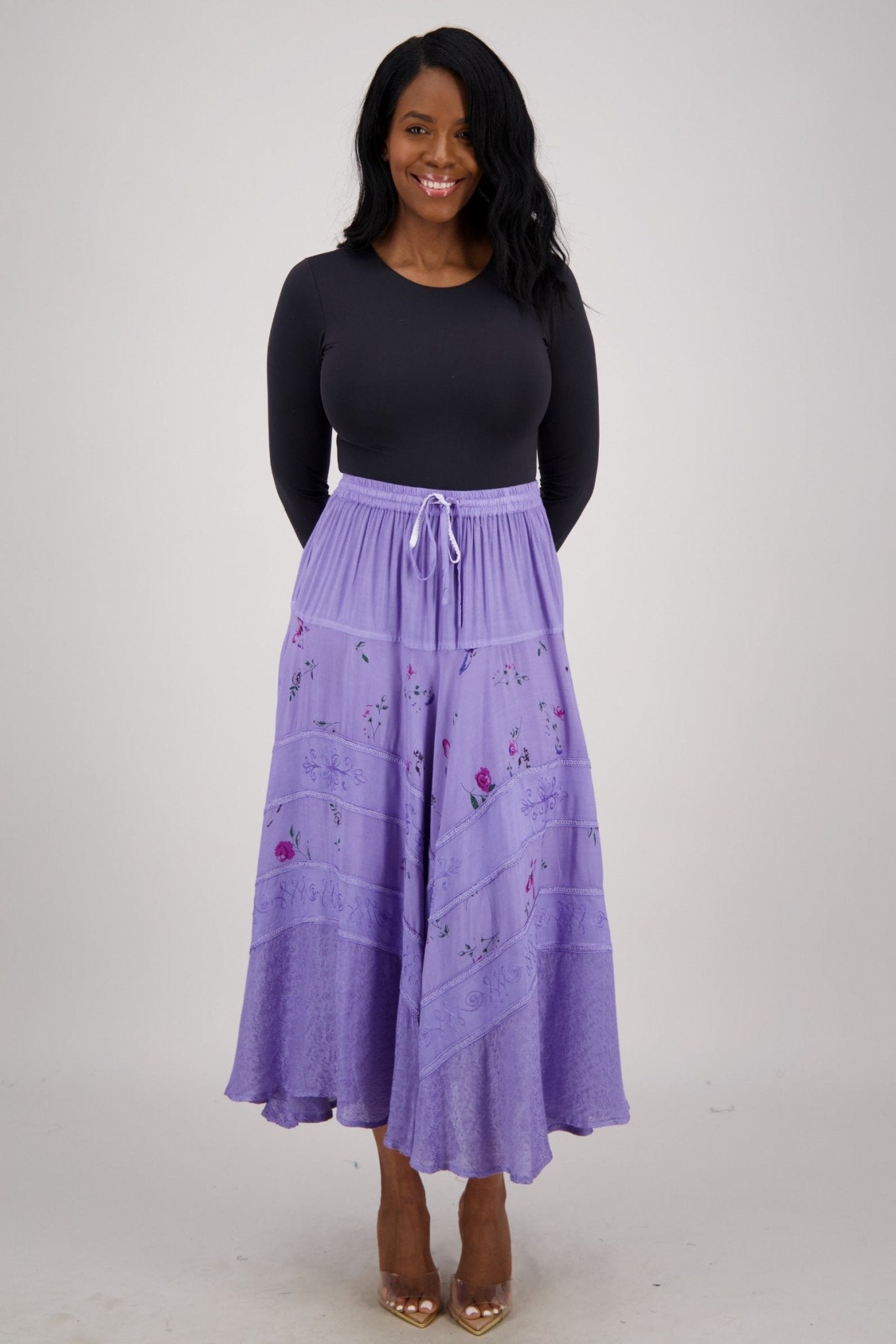 Renaissance Inspired Floral Print 11319 - Advance Apparels Inc