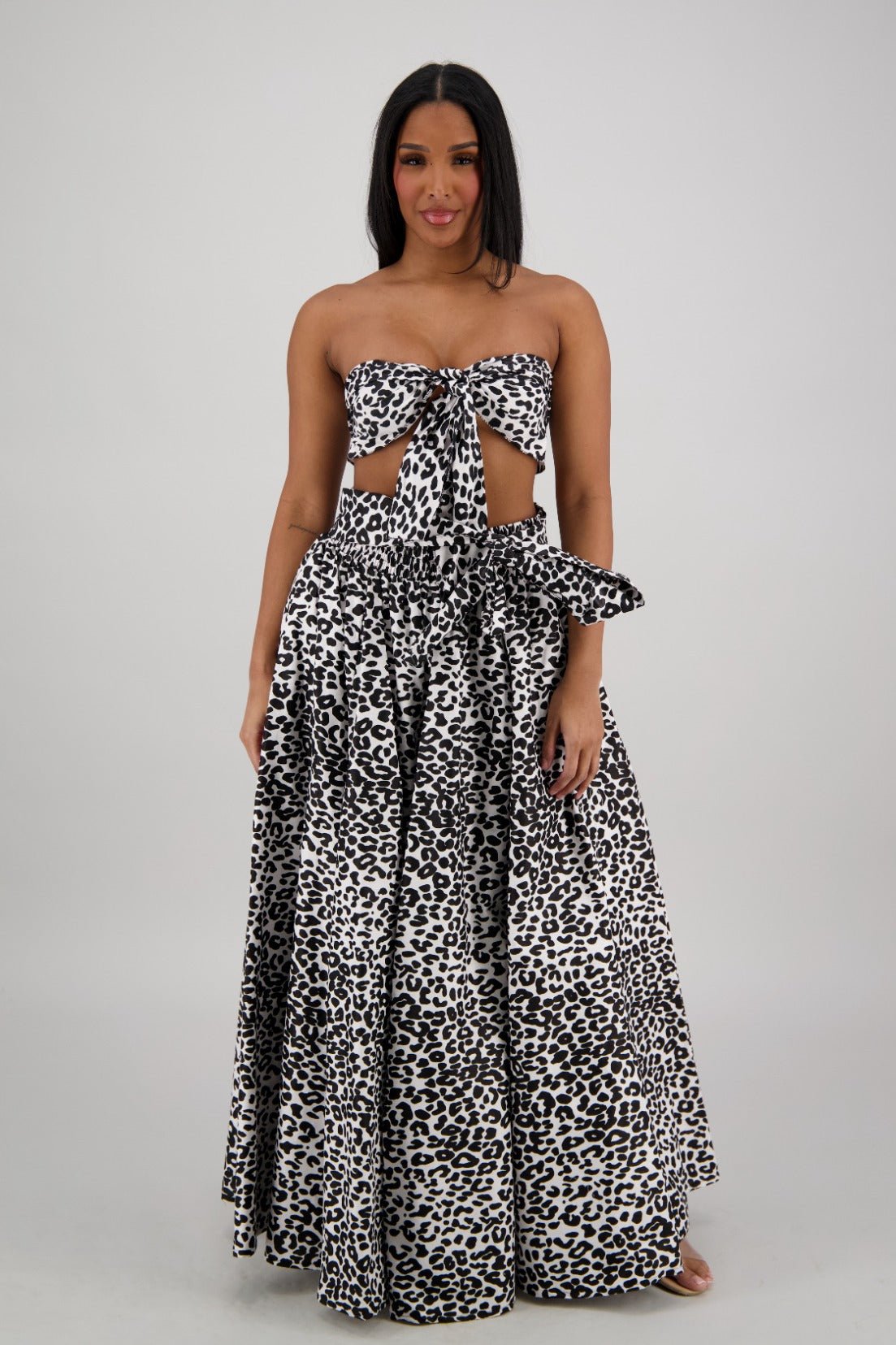 Roaring Leopard Print Skirt 16317 - 276 - Advance Apparels Inc