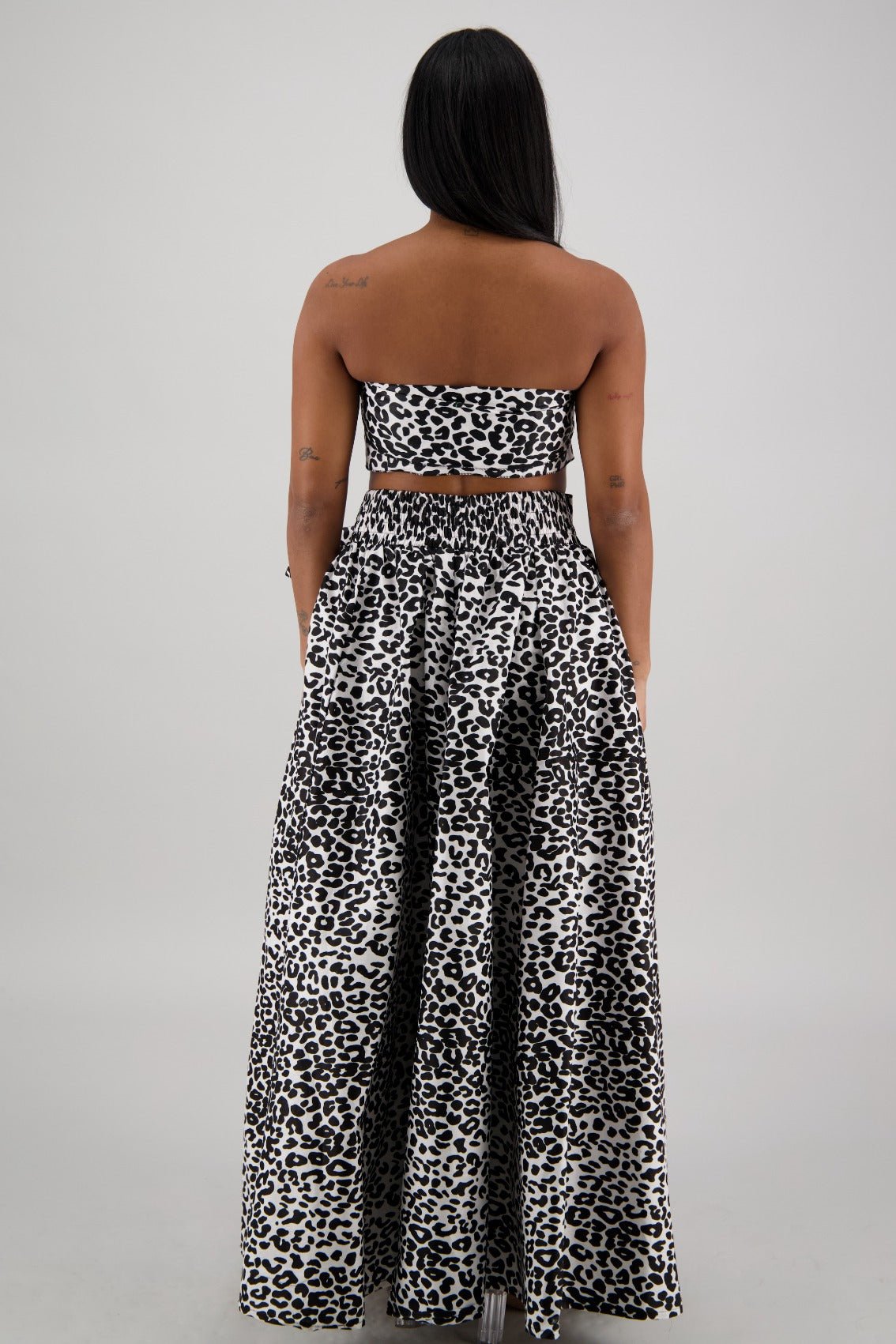 Roaring Leopard Print Skirt 16317 - 276 - Advance Apparels Inc