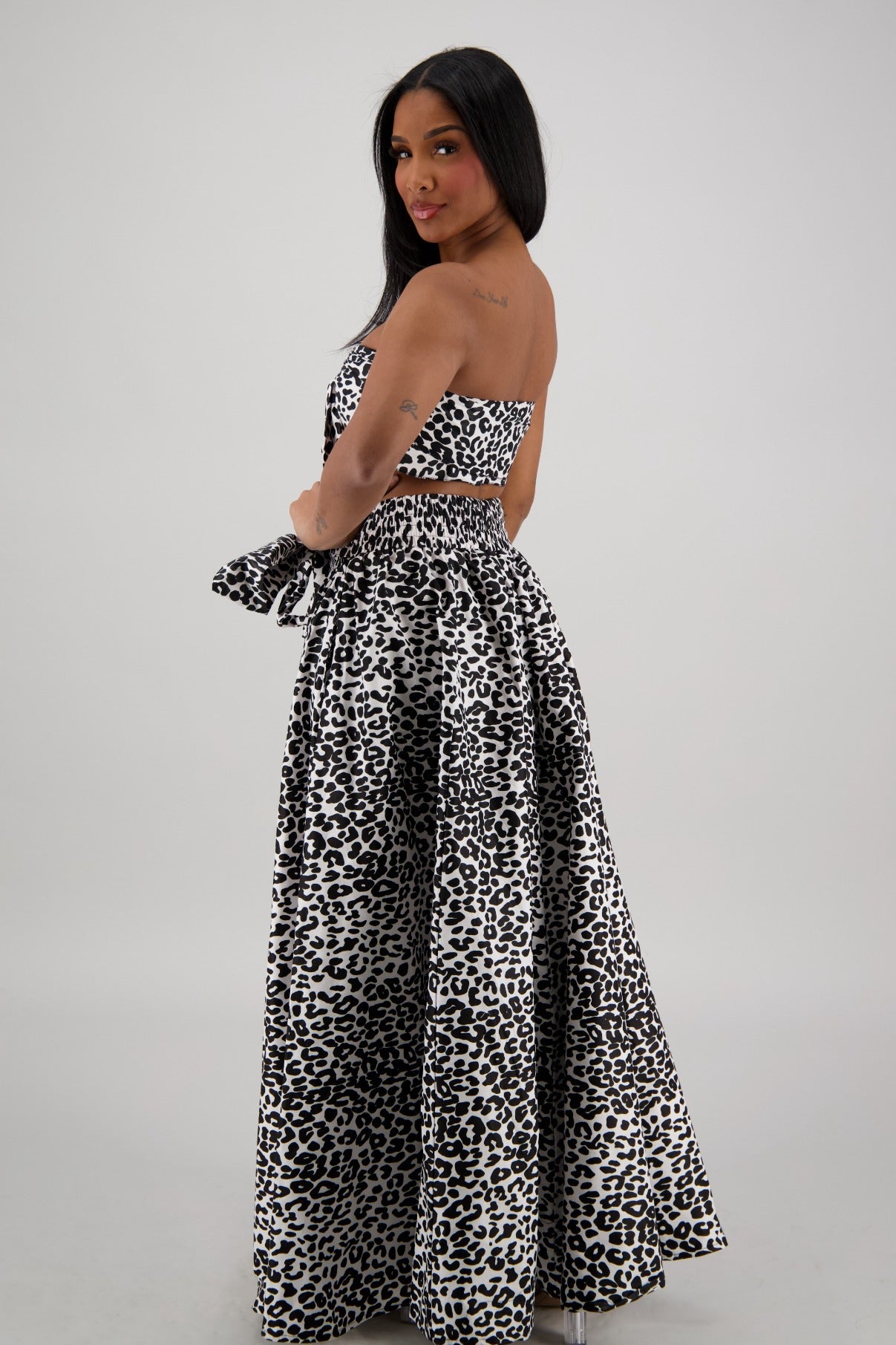 Roaring Leopard Print Skirt 16317 - 276 - Advance Apparels Inc