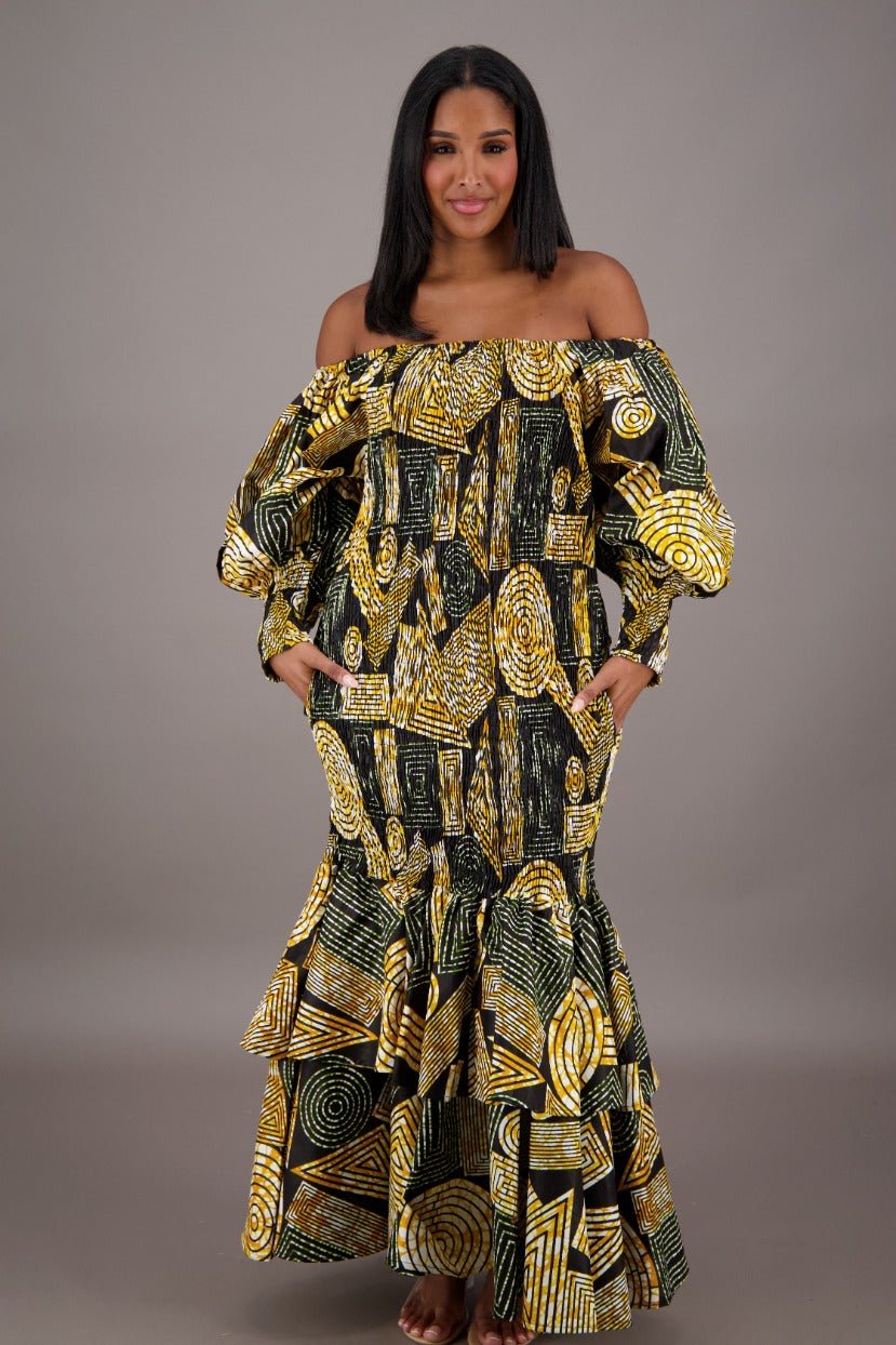 Sanaa Essence Mermaid Dress AD - 25056 - 271 - Advance Apparels Inc
