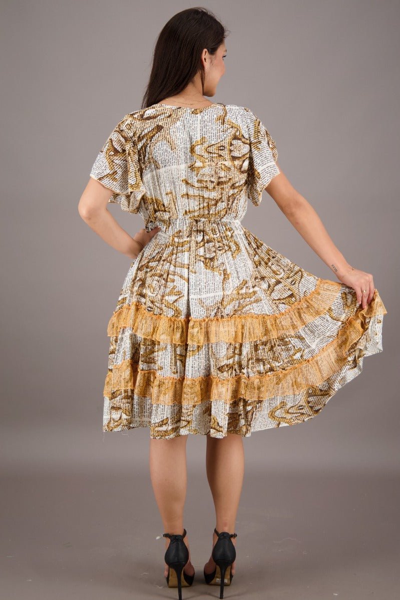 Seawillow Ruffle Dress 24964 - Advance Apparels Inc